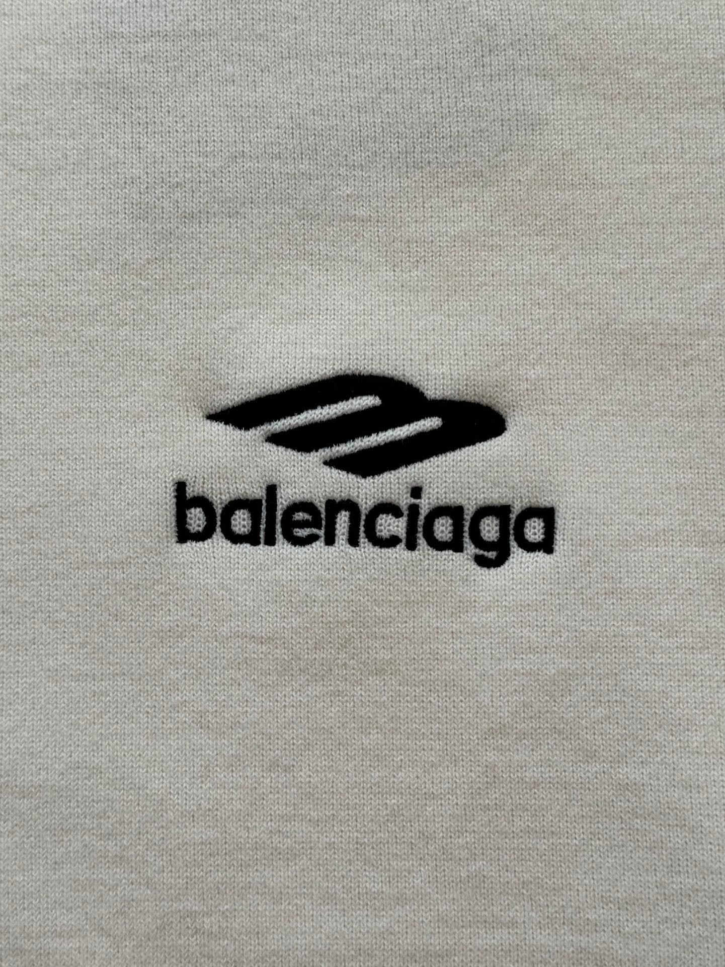 Balenciaga 25 Sweater White Wool 0016