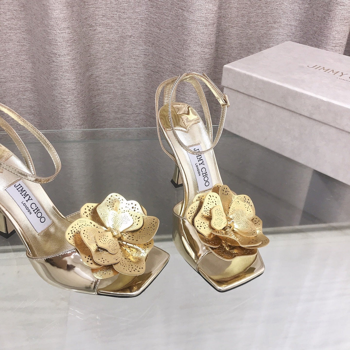 Jimmy Choo 2026 Mimmi Sandals 85mm Sheepskin 910775