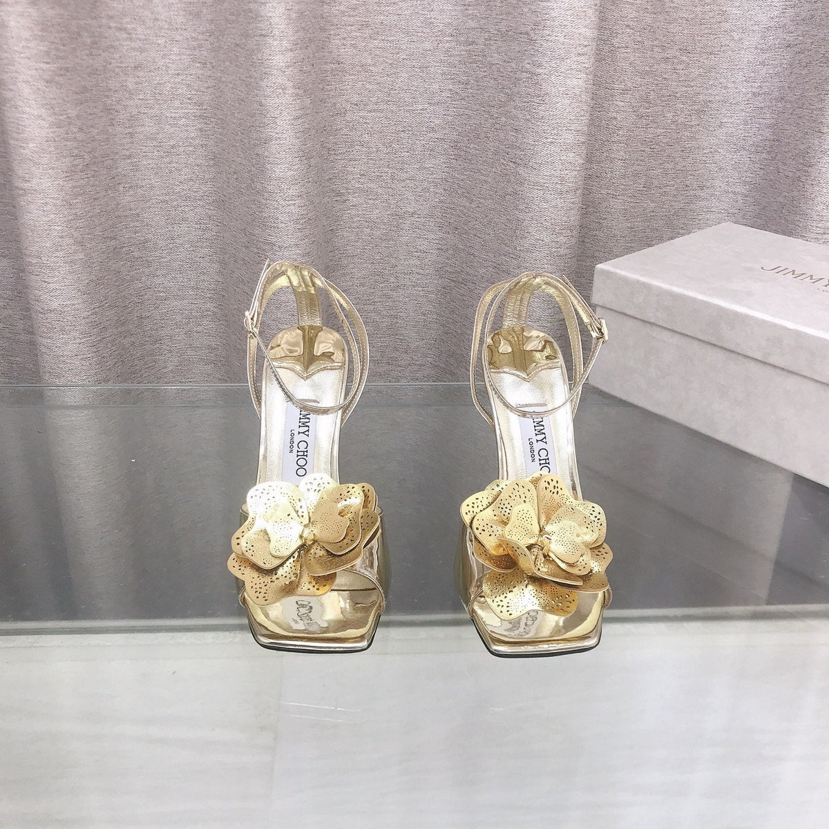 Jimmy Choo 2026 Mimmi Sandals 85mm Sheepskin 910775