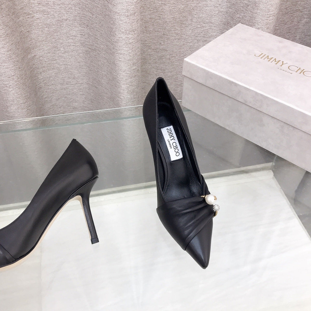 Jimmy Choo 2026 Rafi Shoe Mianyang Leather 956643