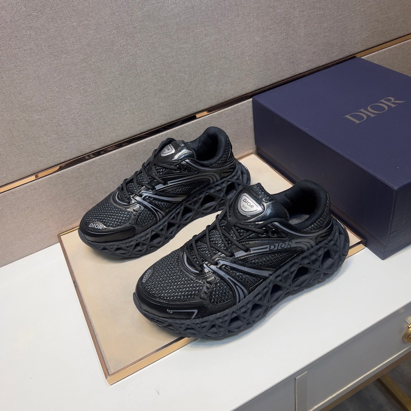 CD 25 B35 Sneaker Black Mesh Rubber 649670