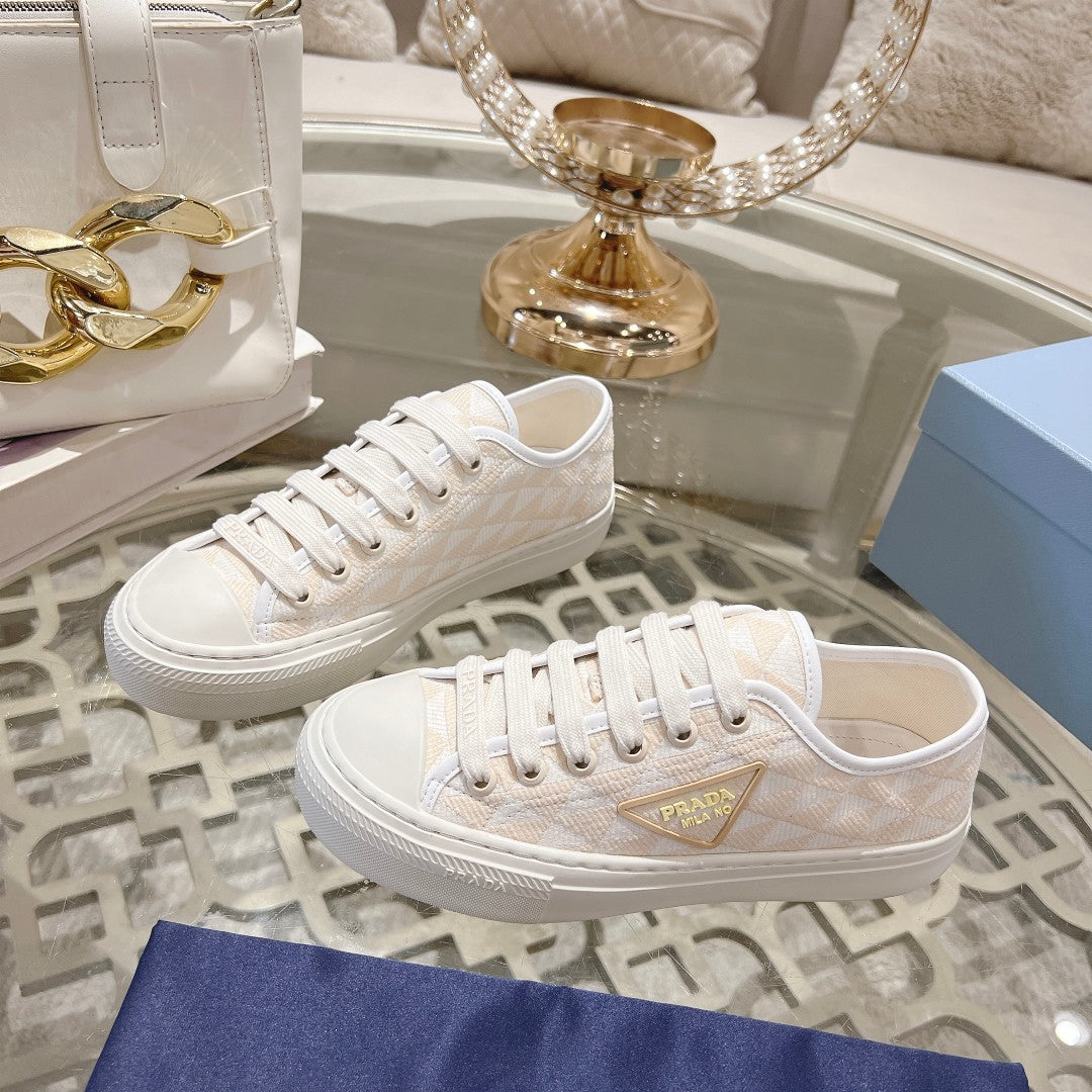 PRA 26S Sneaker White Cream Canvas 625935