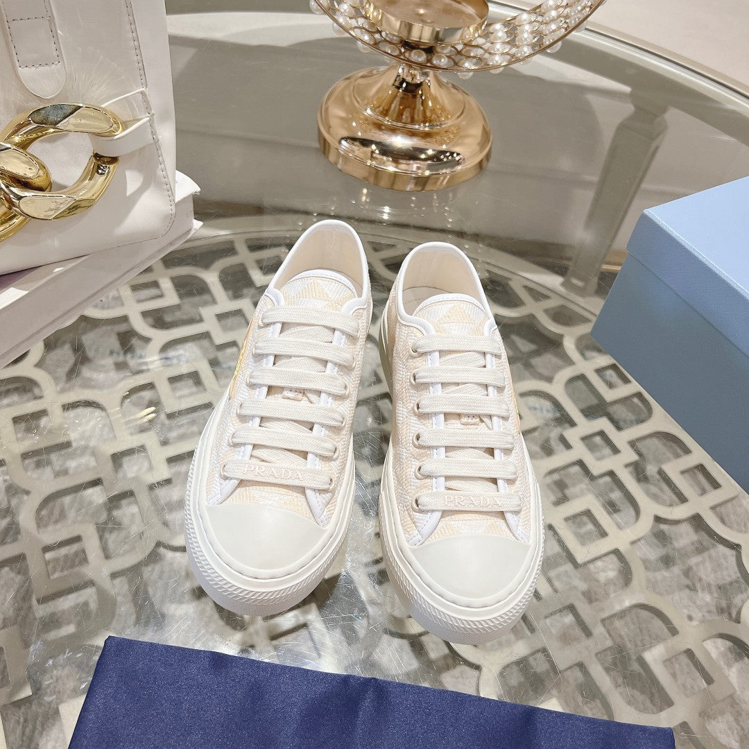 PRA 26S Sneaker White Cream Canvas 625935