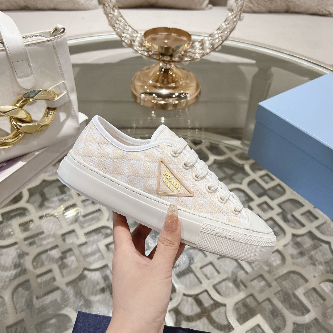 PRA 26S Sneaker White Cream Canvas 625935