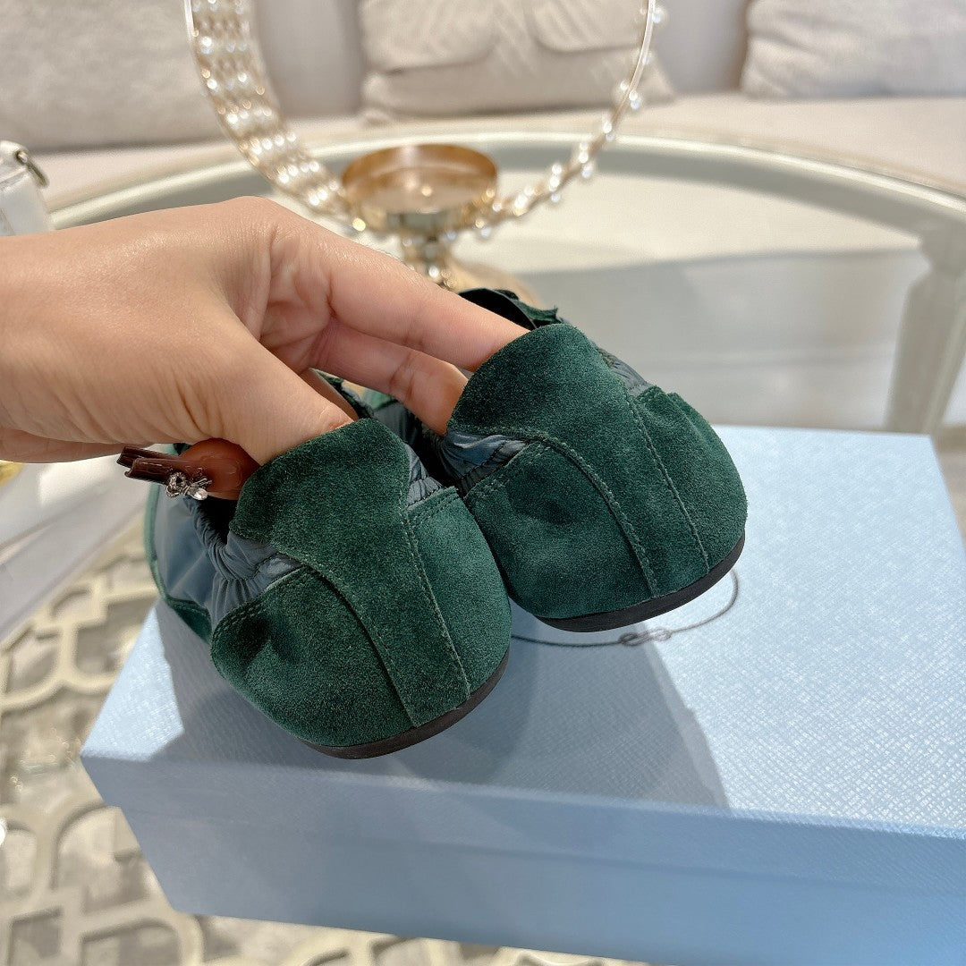 PRA 26S Casual Sneaker Dark Green Canvas Suede 625960