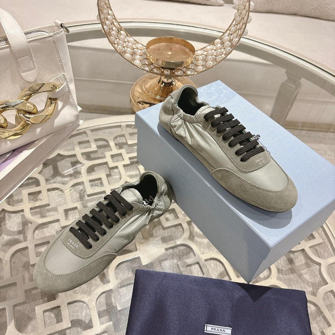 PRA 26S Casual Sneaker Gray Canvas Suede 625955