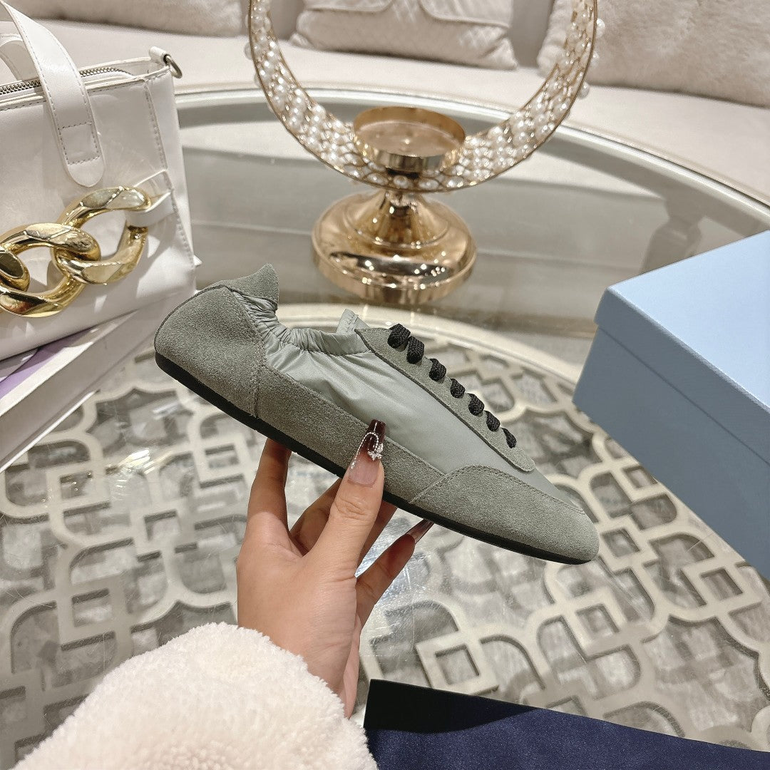 PRA 26S Casual Sneaker Gray Canvas Suede 625955