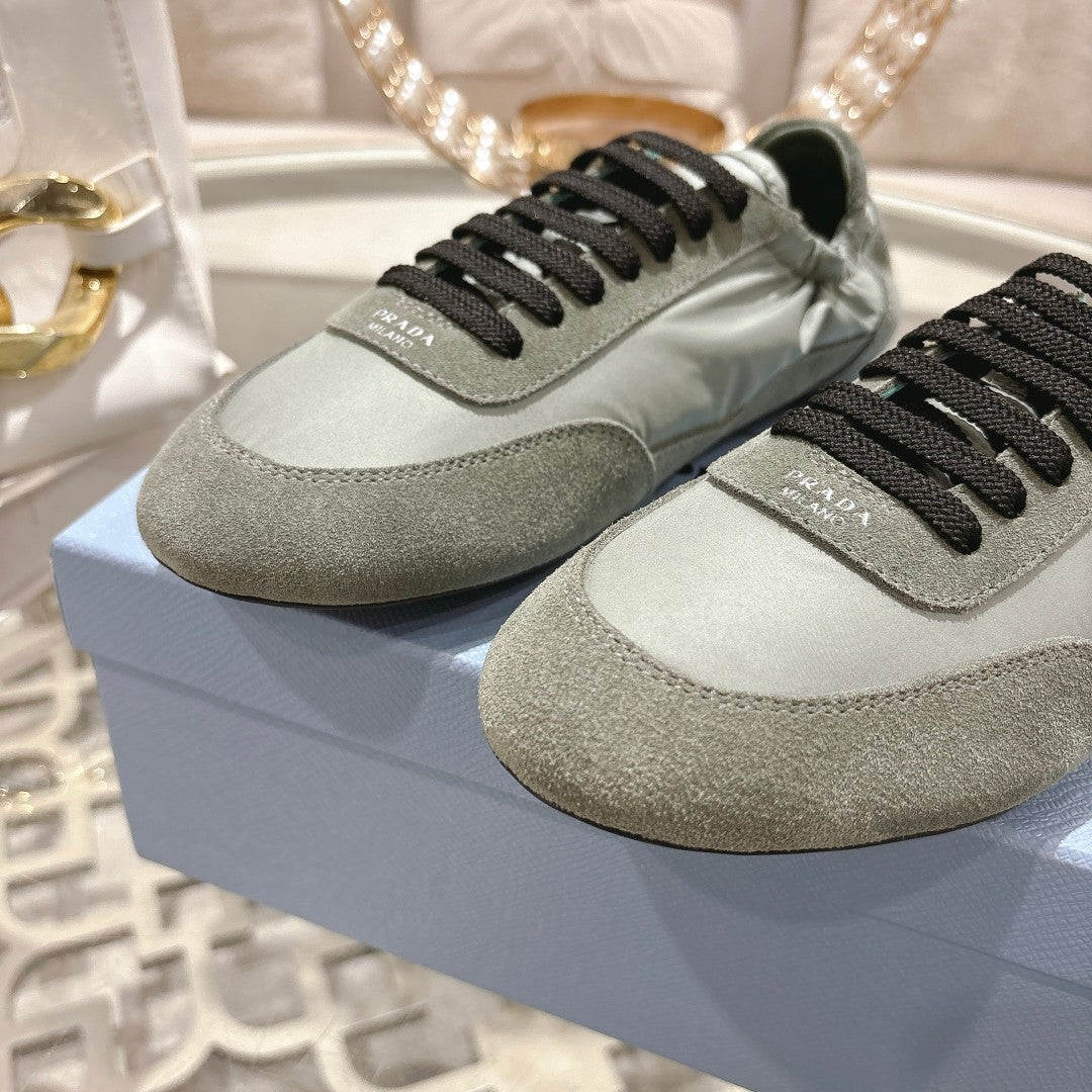 PRA 26S Casual Sneaker Gray Canvas Suede 625955