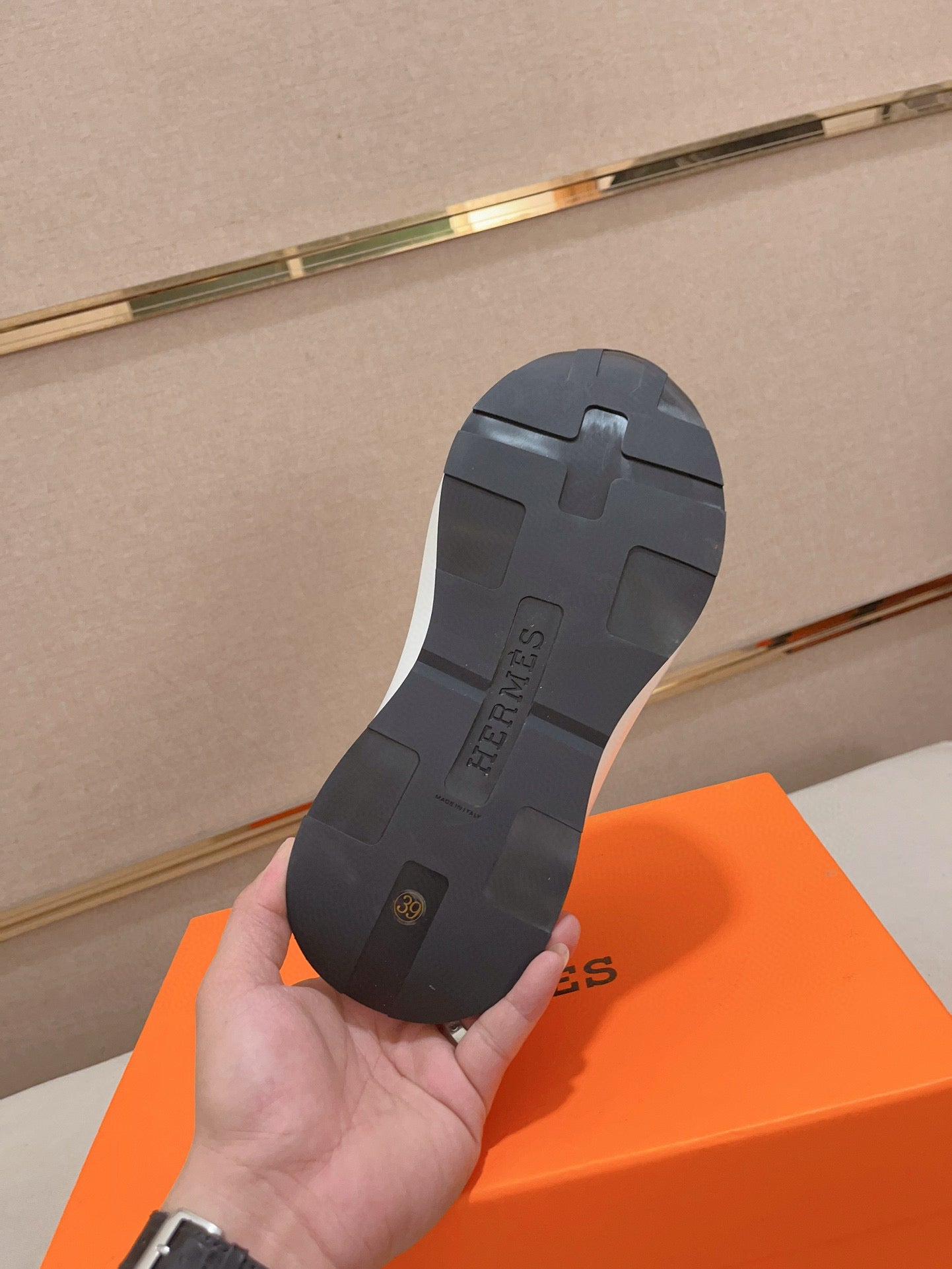 HM Men's Gramme Sneaker Skyblue Cowhide 539679