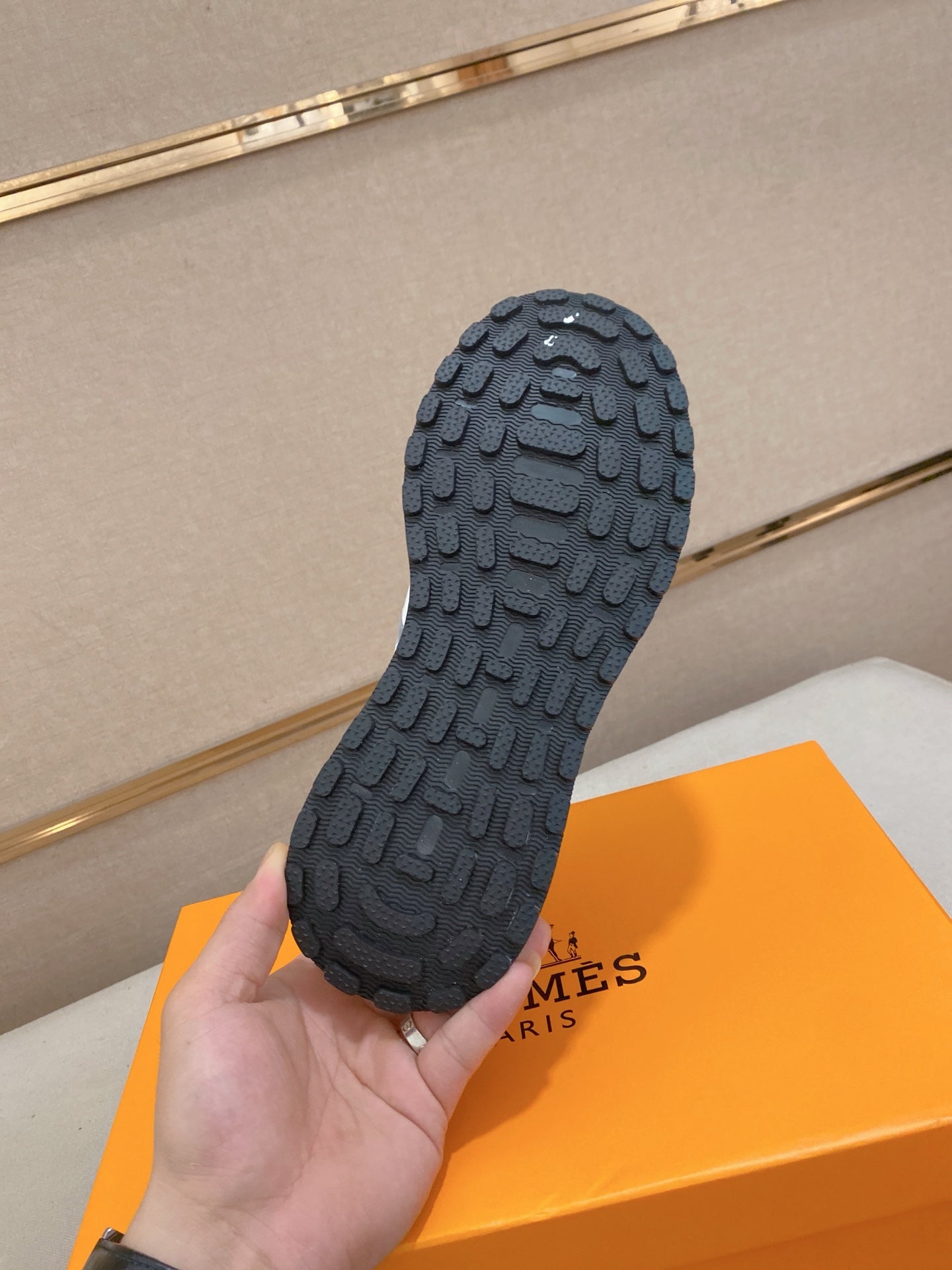 HM Men's Sneaker Grey Sheepskin 635727