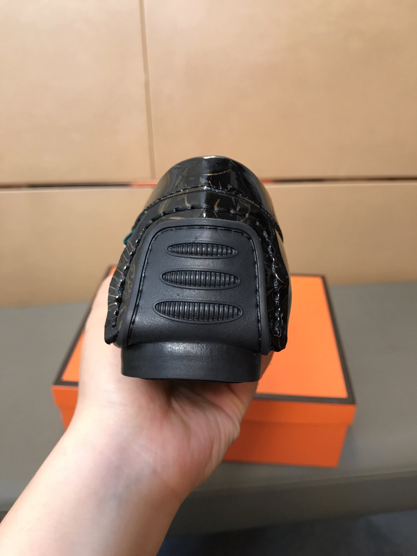 GG Men's Loafer Black Patent Leather 532815