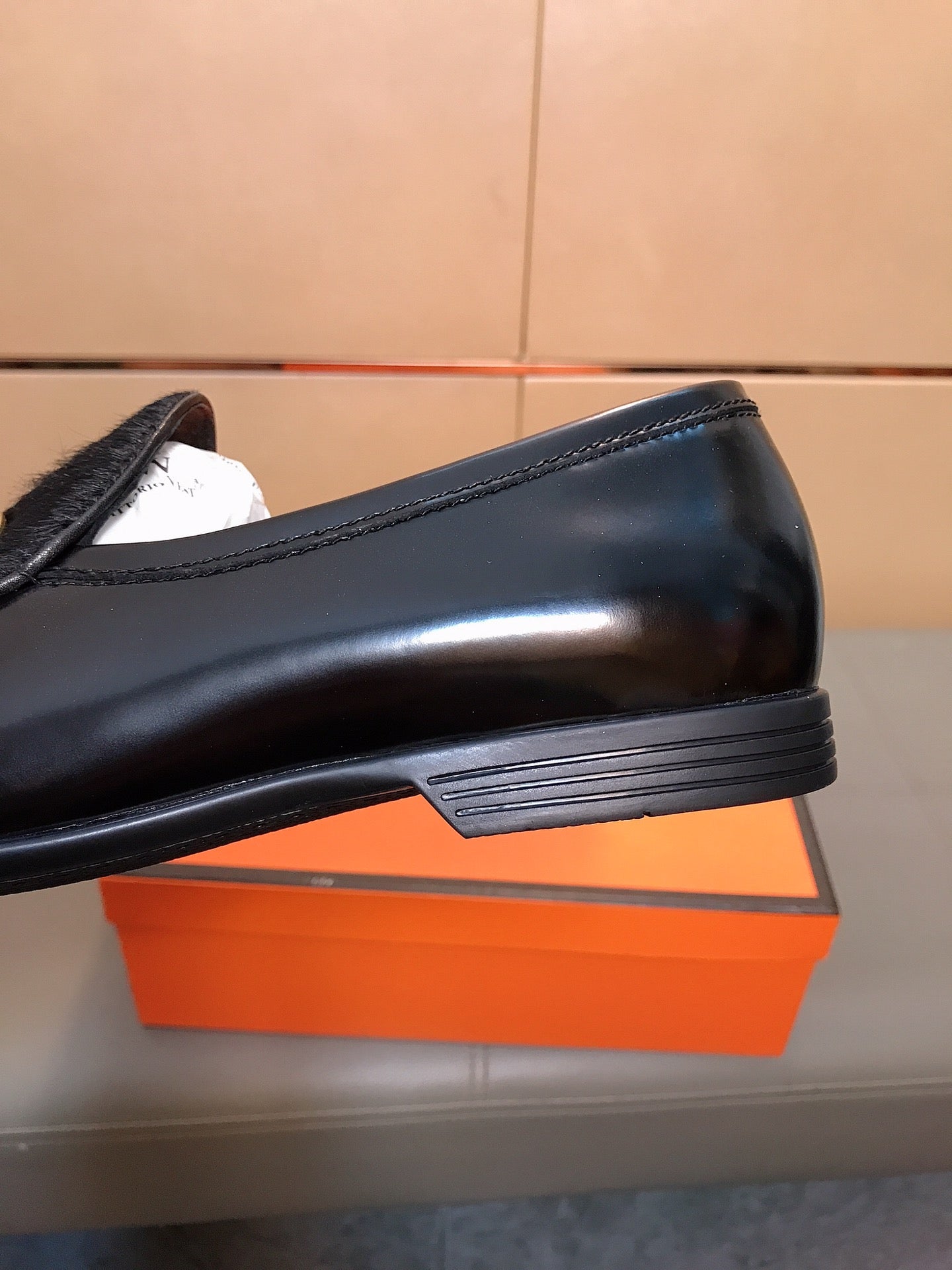 GG Men's Horsebit Loafer Black Patent Leather 541588