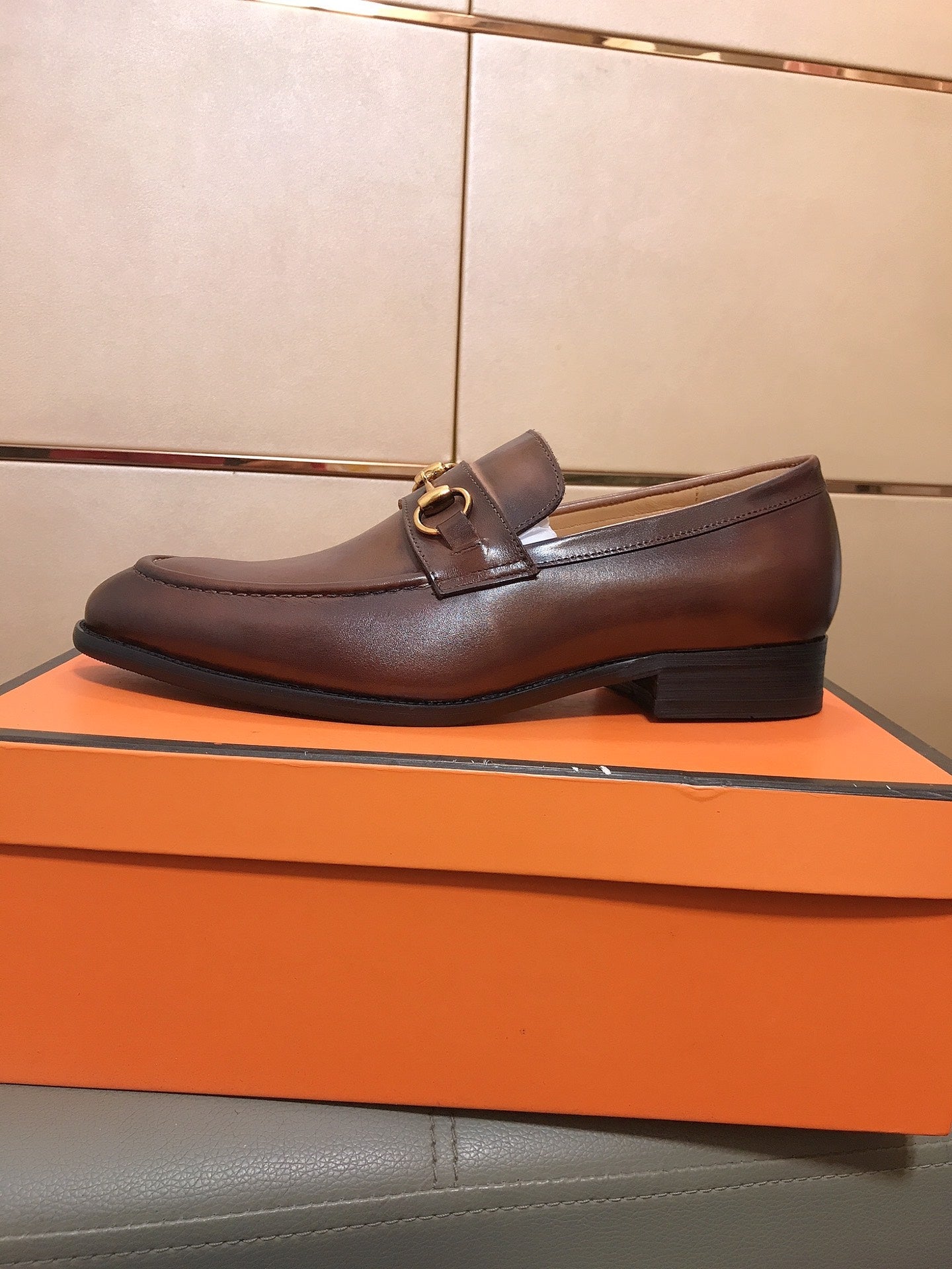 GG Men's Jordaan Loafer Brown Cowhide 529782