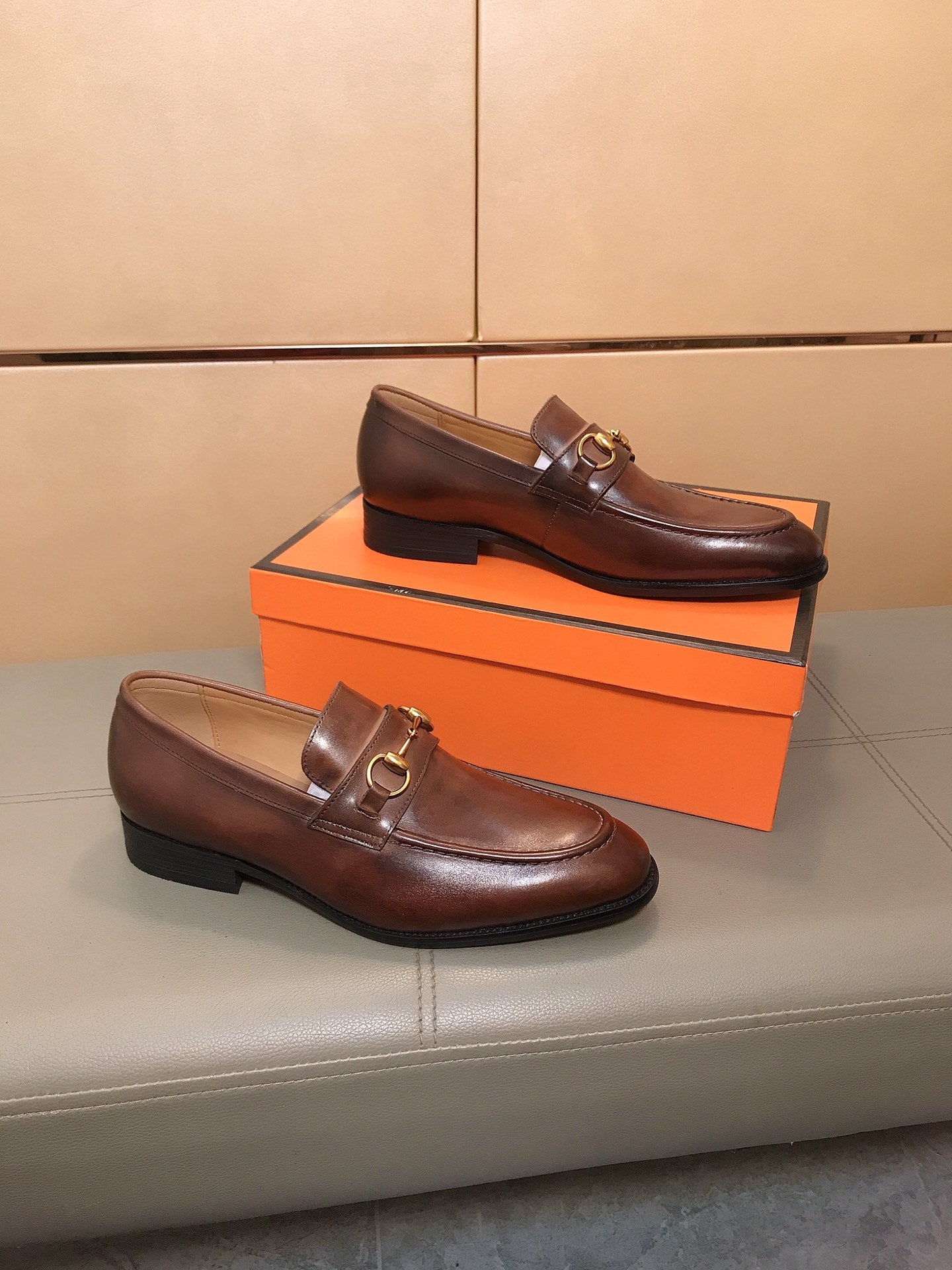 GG Men's Jordaan Loafer Brown Cowhide 529782