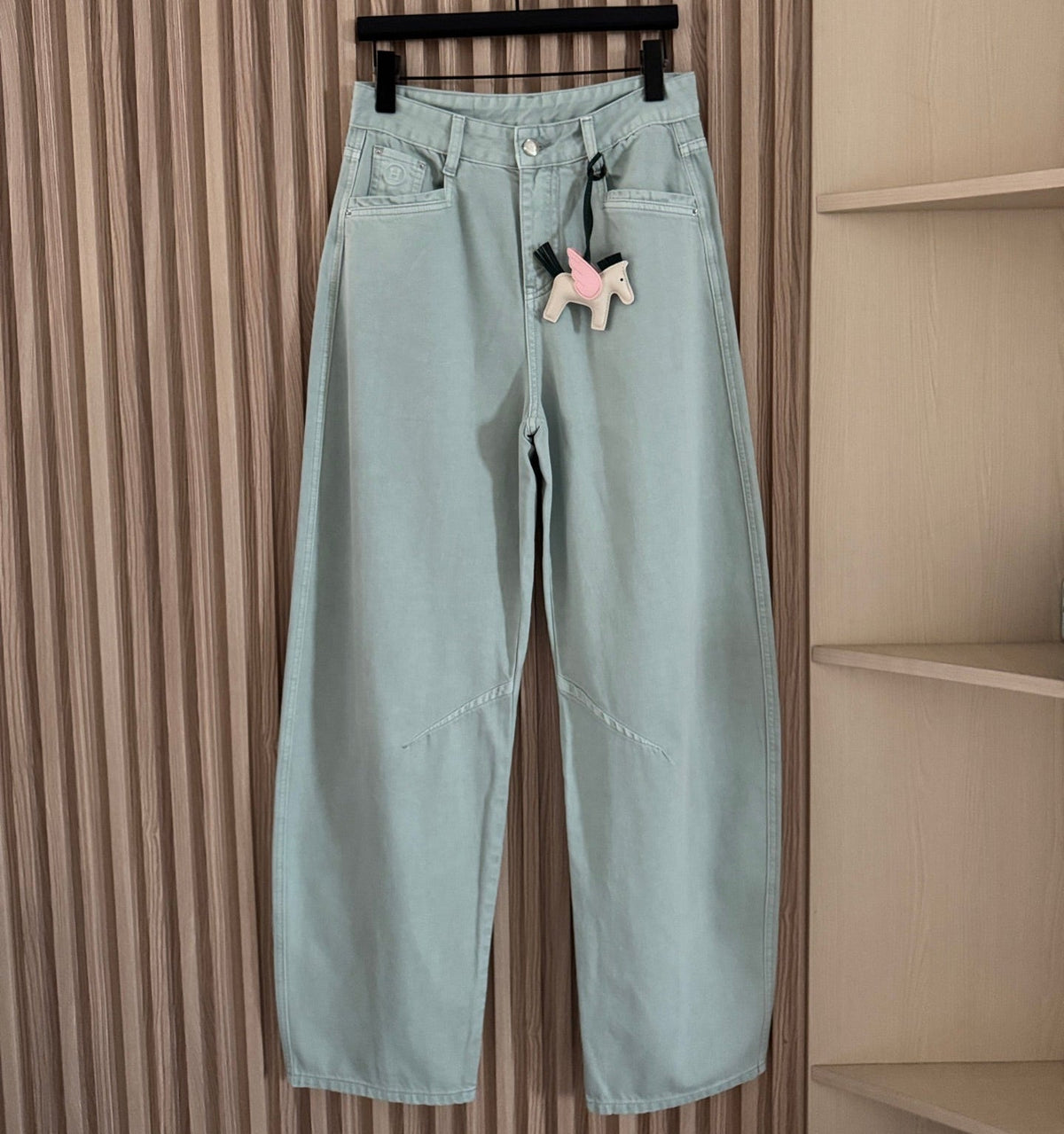 Hermes 2026 Jeans Light Blue Denim Cotton 648005