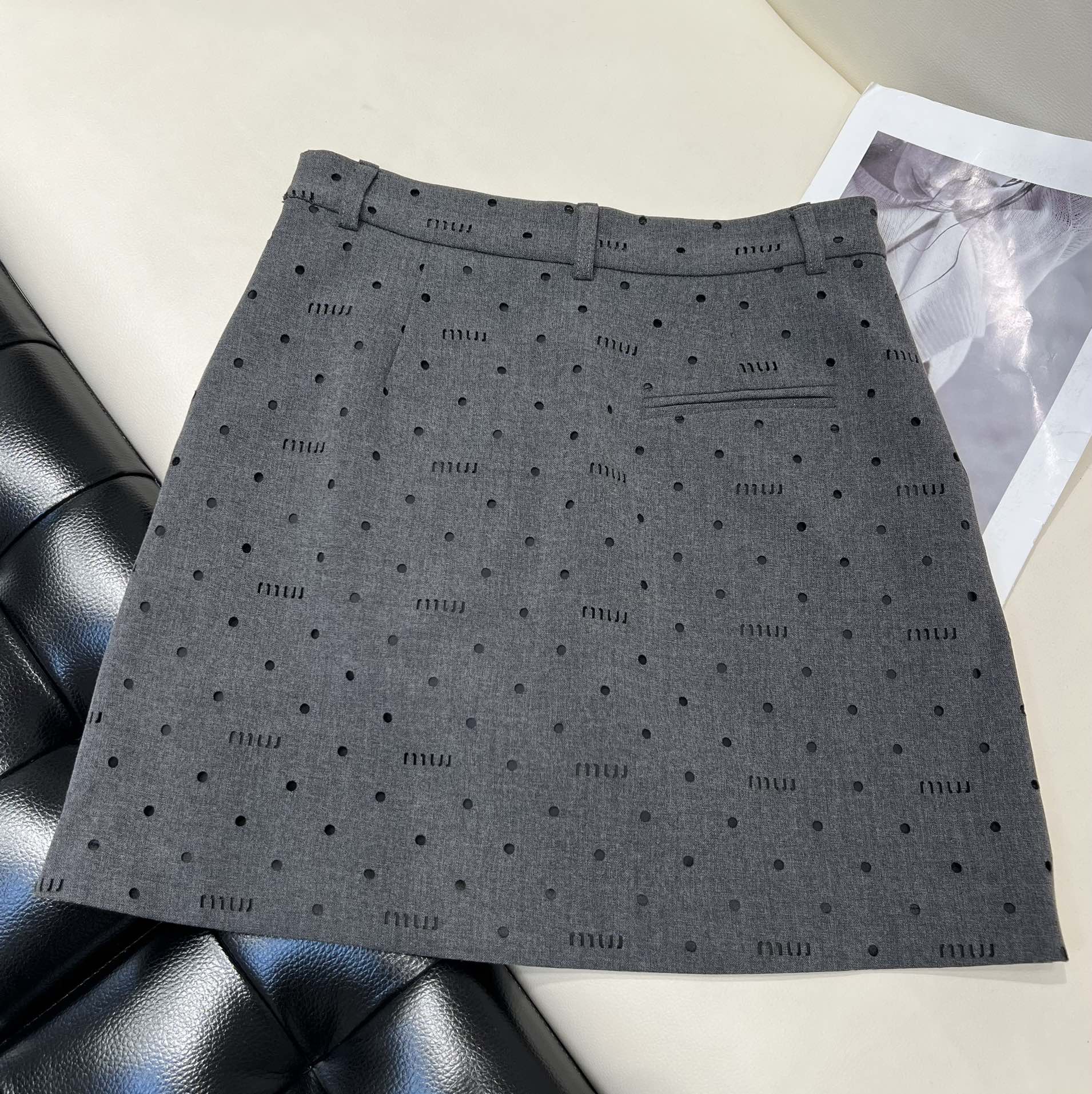 Miu Miu 25 Set Gray Polyester