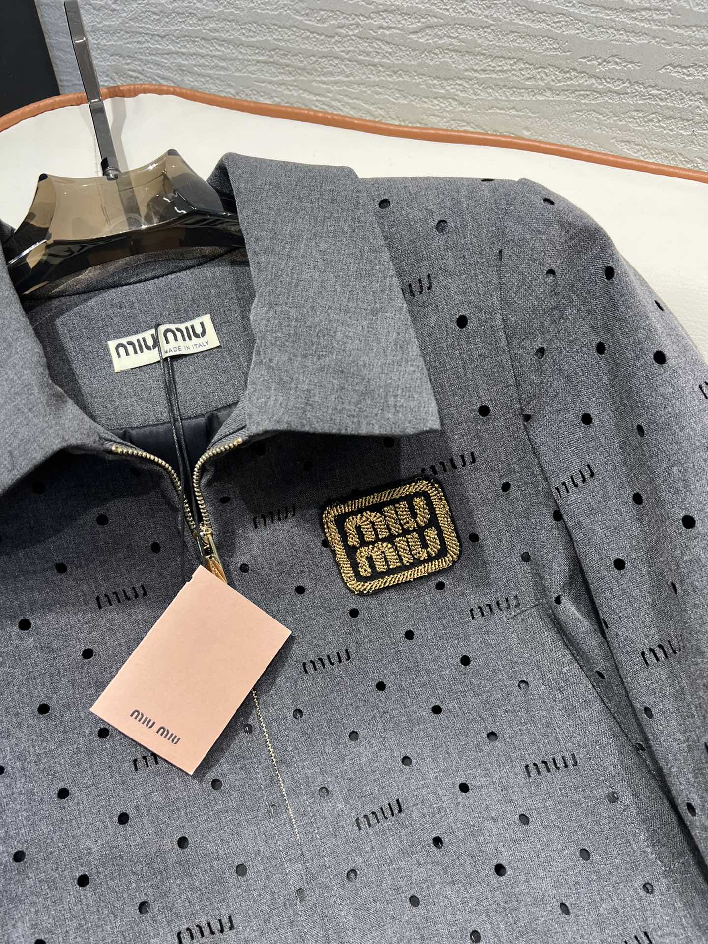 Miu Miu 25 Set Gray Polyester