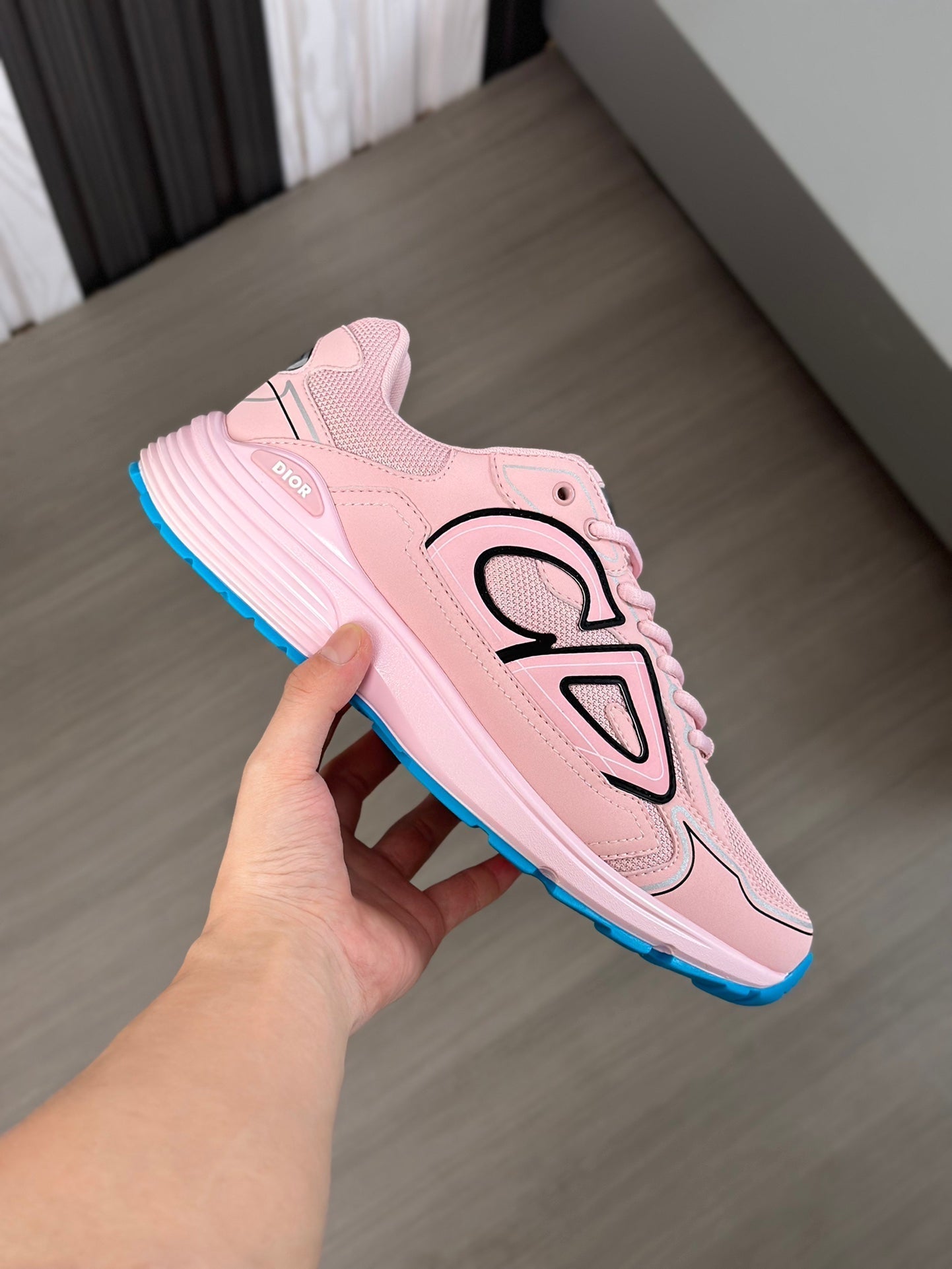 CD B30 SNEAKER LIGHT PINK MESH FABRIC