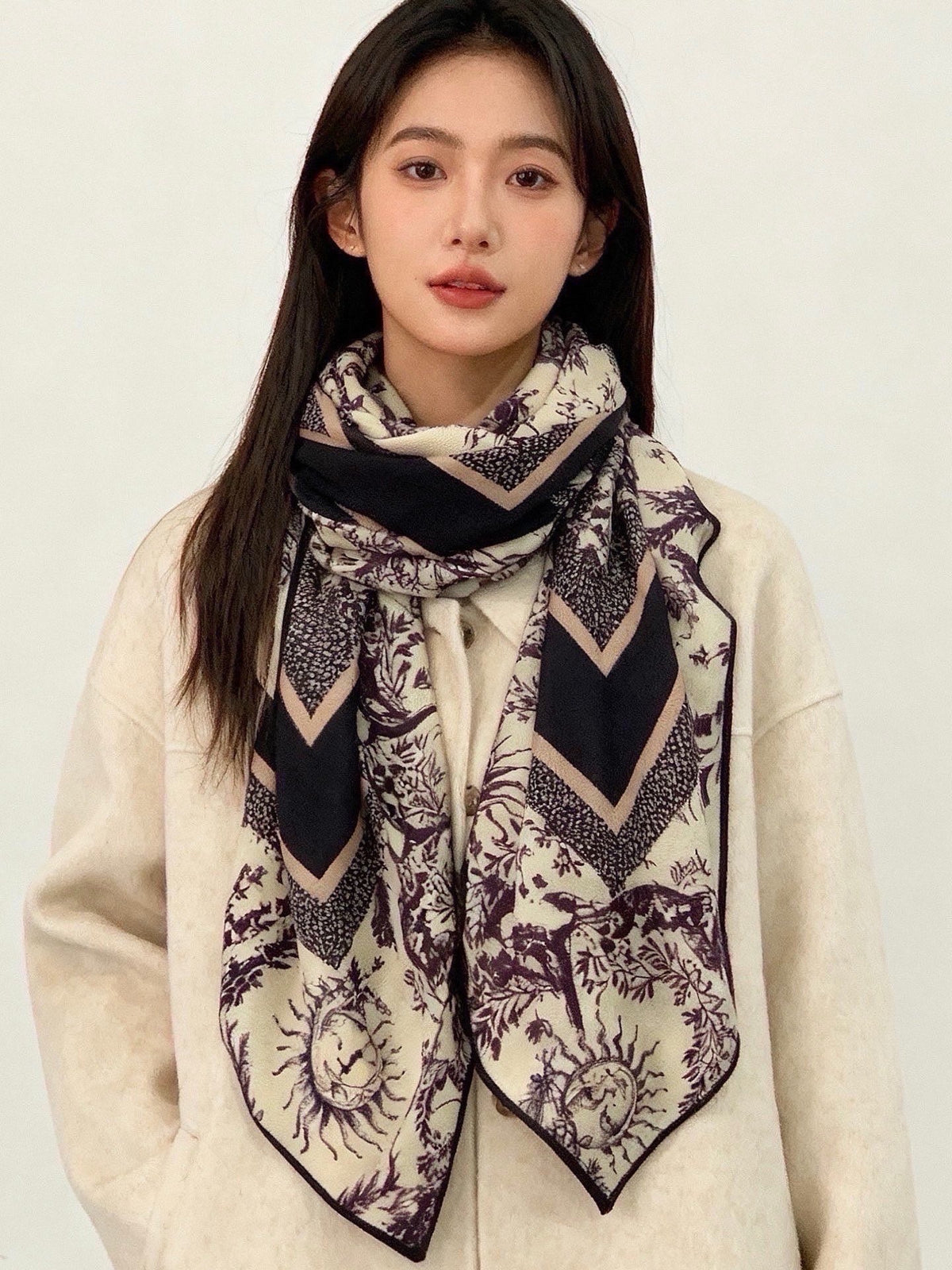 Dior 2026 Scarf 135cm Silk And Cashmere 212156