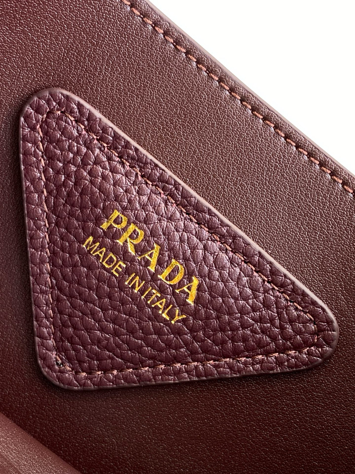 Prada 2026 Small Tote Bag Gold Hardware Leather