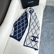 CC Scarf 180 CM In Grey Mix Dark Blue Cashmere 407234
