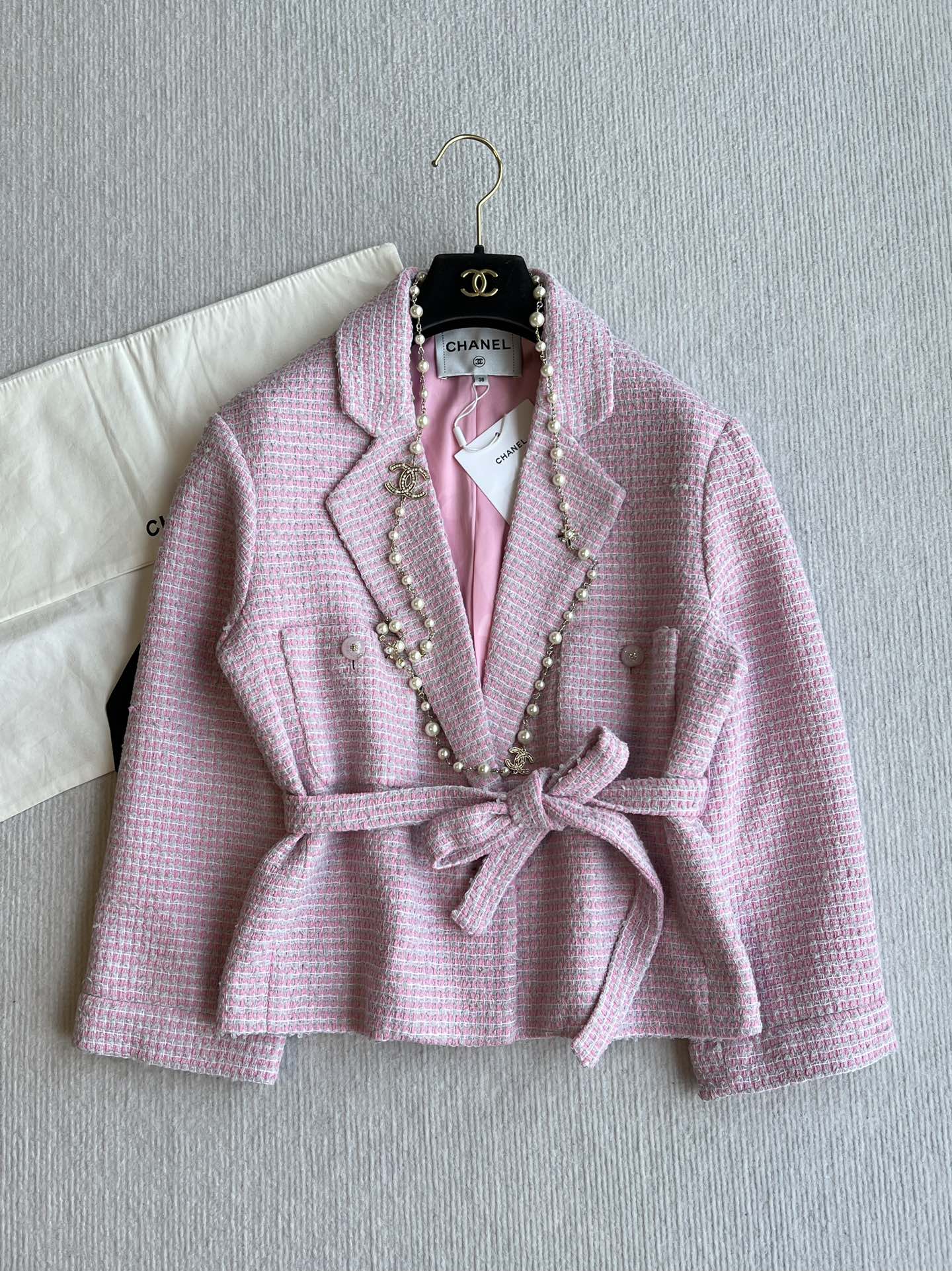 CC 25 Set Tweed Pink Cotton Polyamide