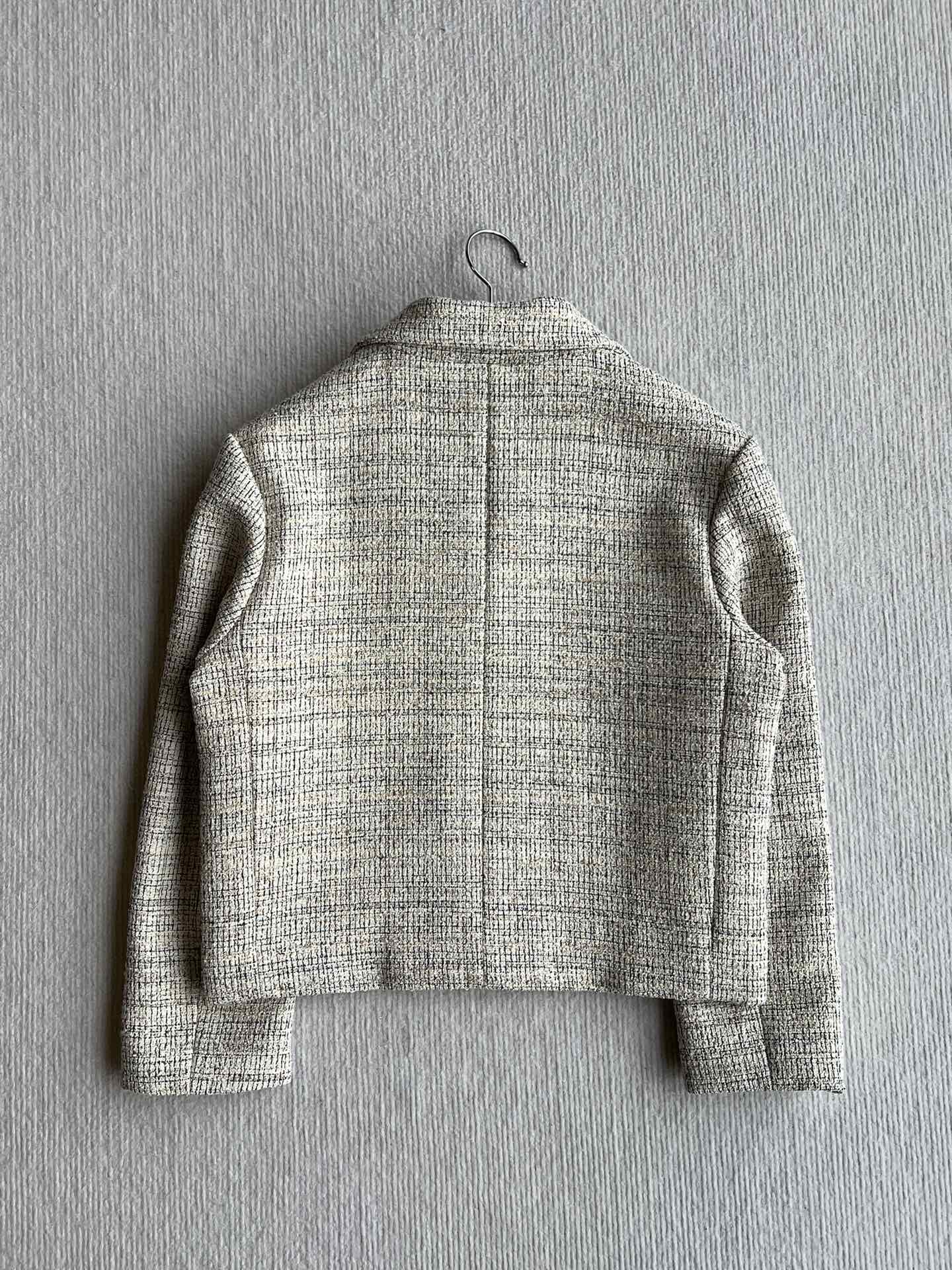 Celine 25 Coat Beige Polyester Cotton