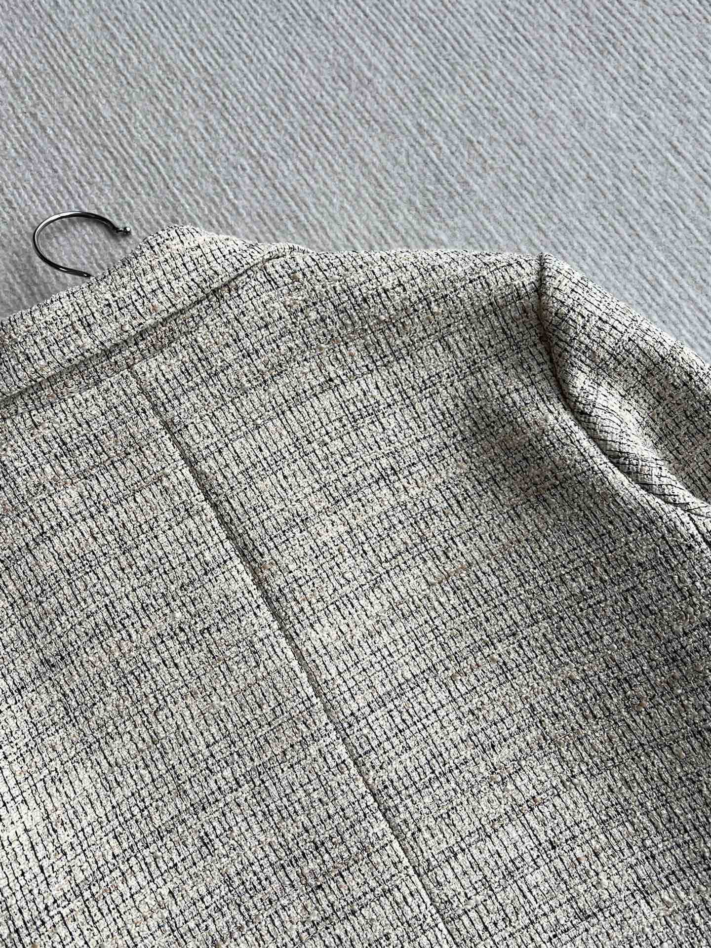 Celine 25 Coat Beige Polyester Cotton