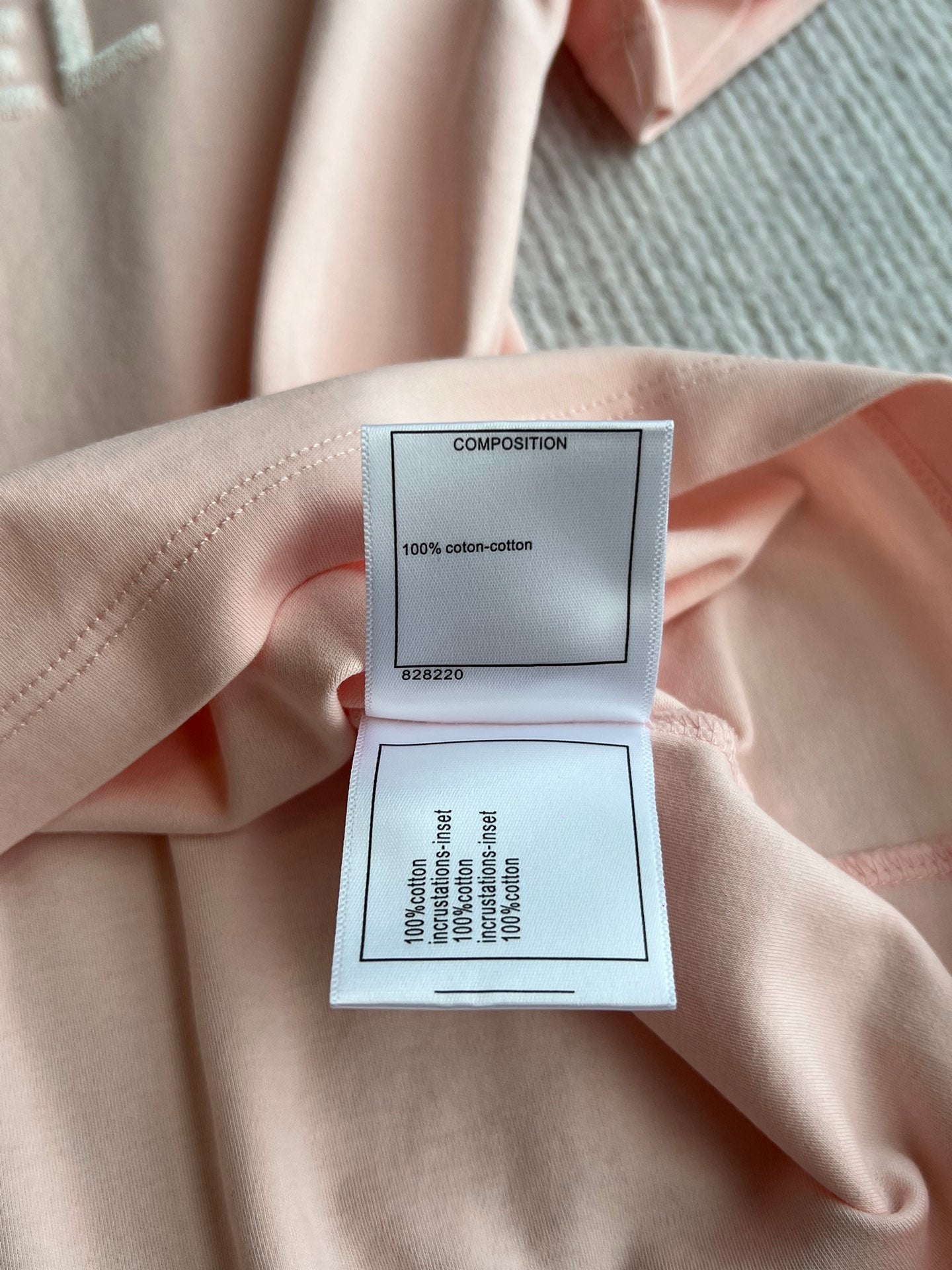 CC 25 Embroidery Round Neck Sleeved Short Cotton