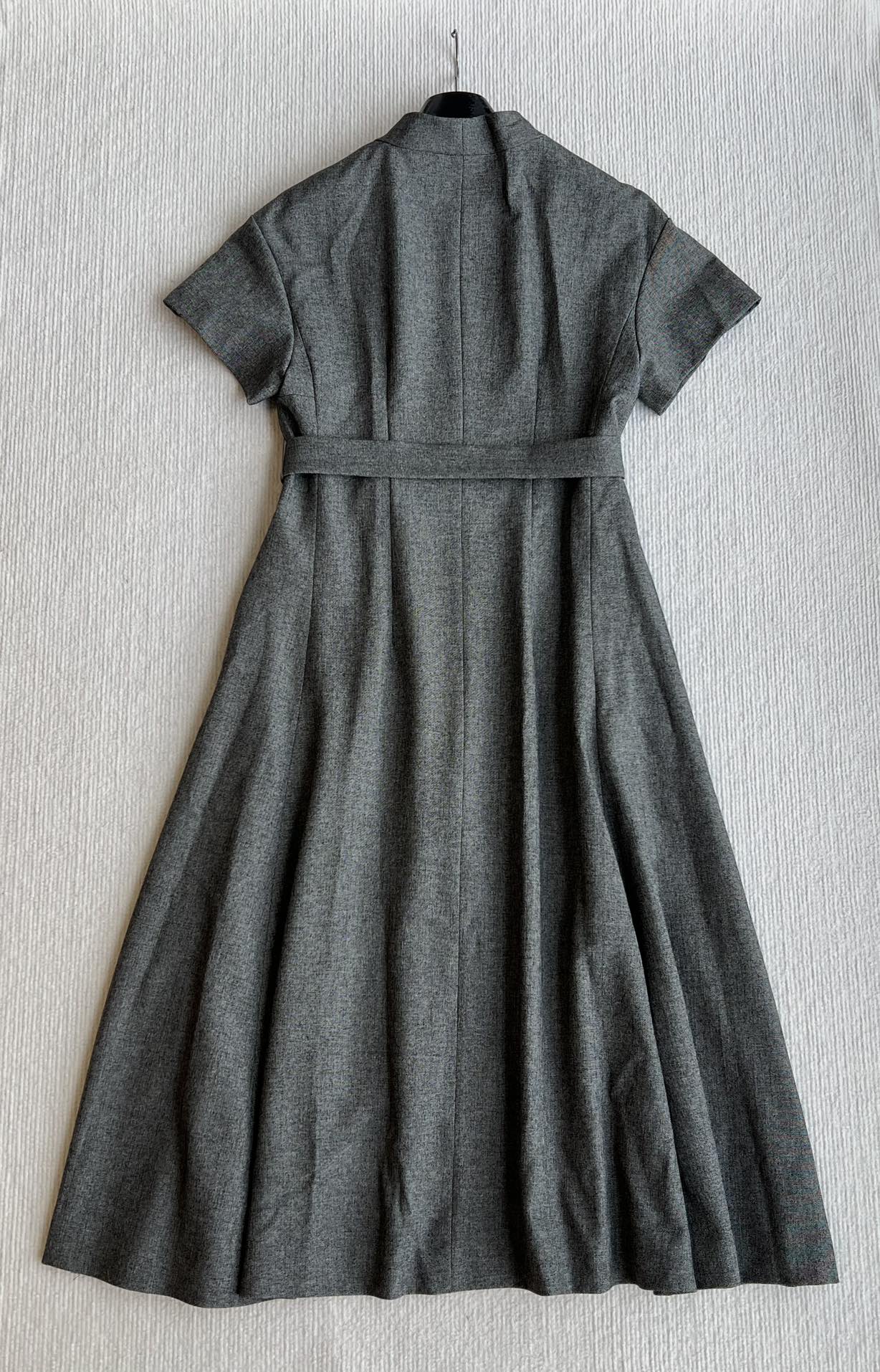 CD 25 Dress Black Gray Polyester Cotton
