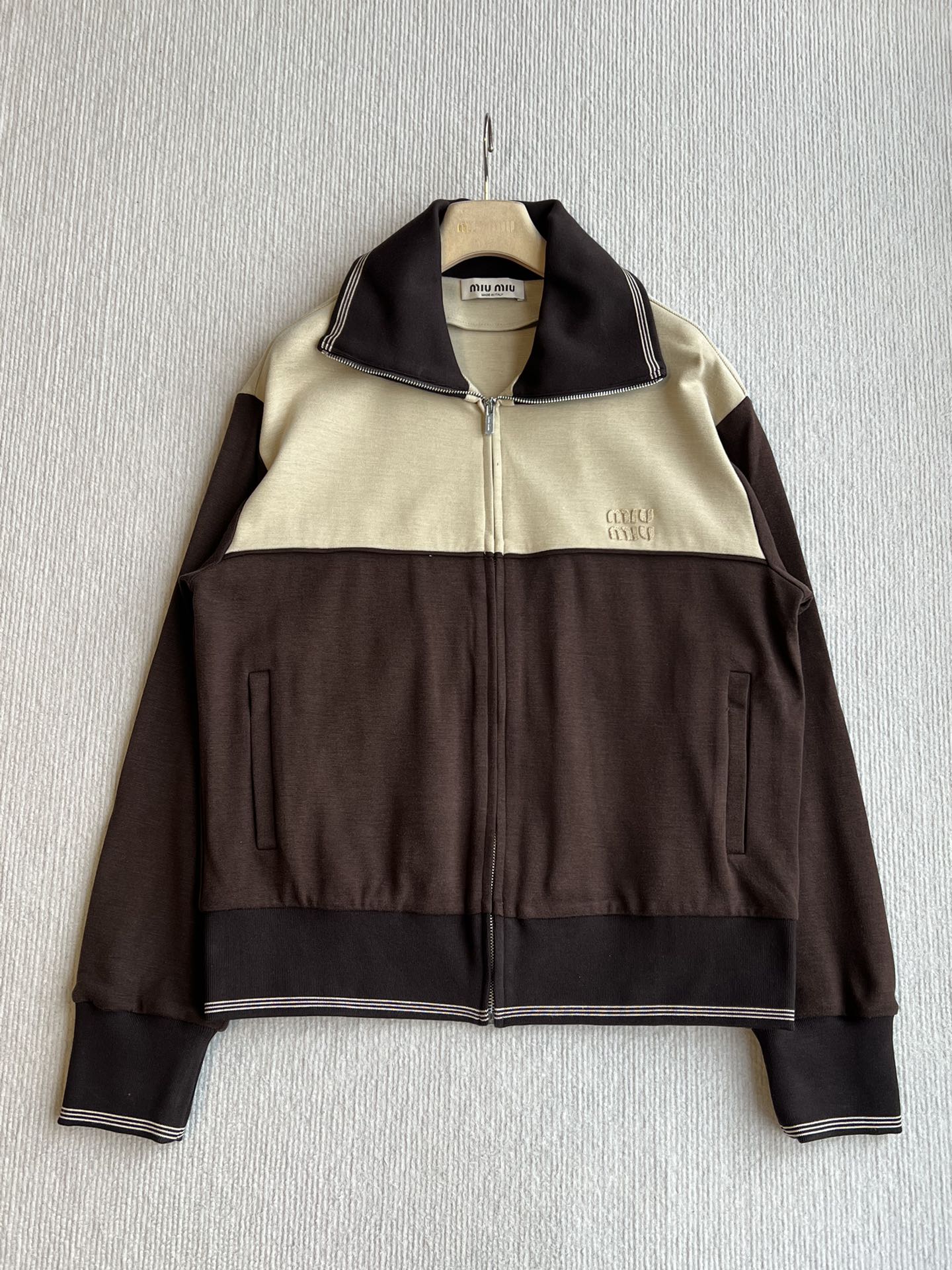 Miu Miu 25 Winter Set Brown Mix Beige Viscose