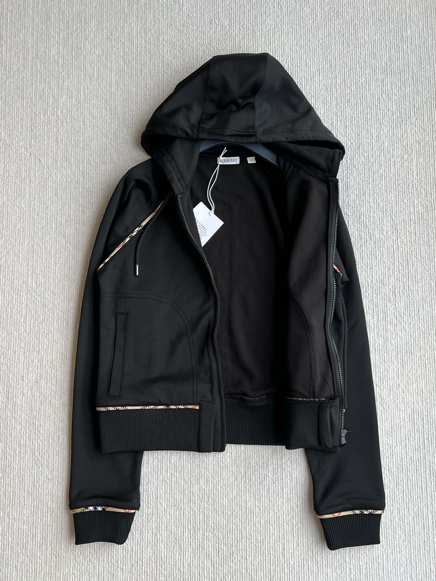 Bur 25 Hooded Suit Black Cottoon 300073