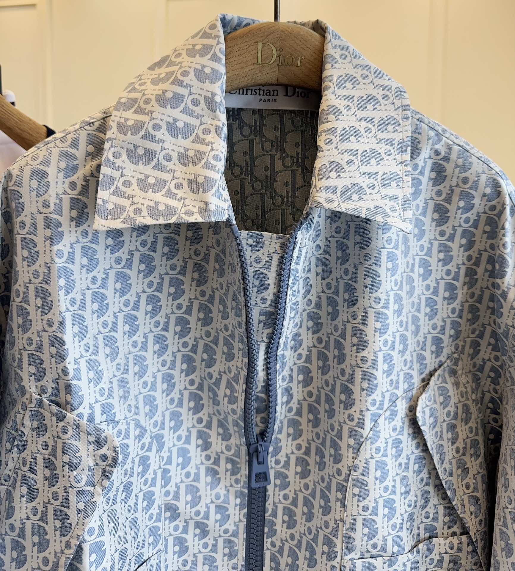 CD 25 Jacket Light Blue Polyester