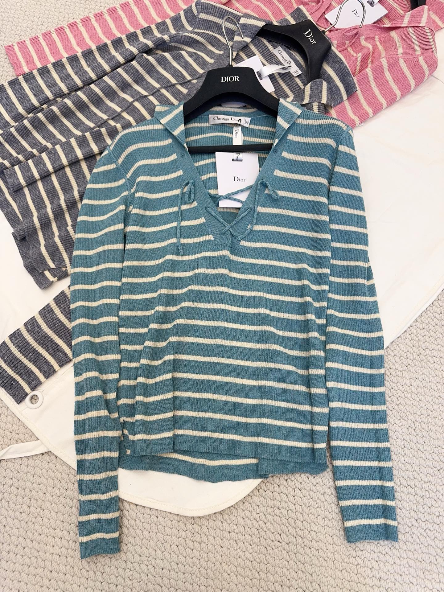 CD 25 Striped Long Sleeve Shirt Cotton