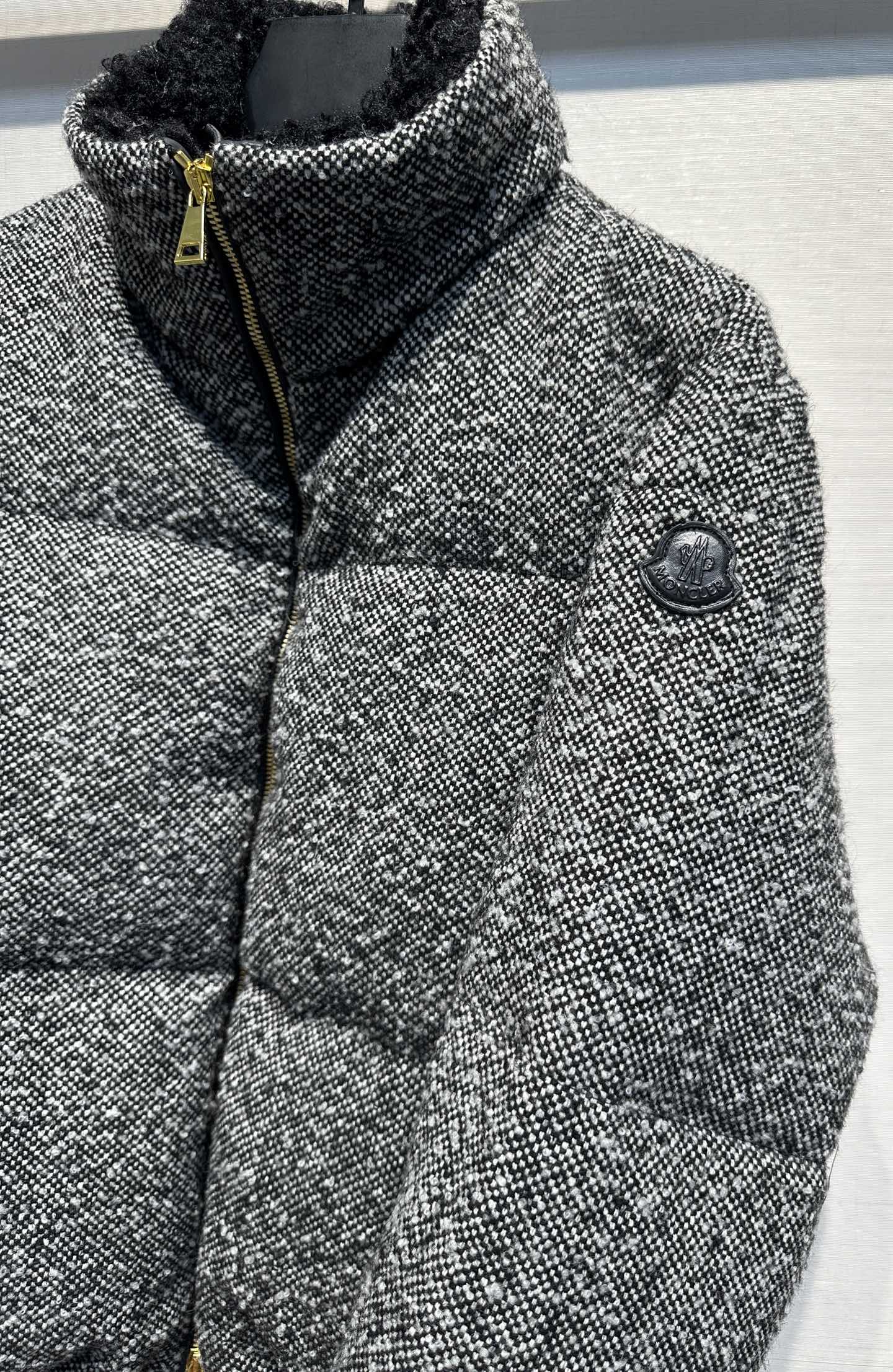 MC 2025 Jacket Black White Tweed Lambwool