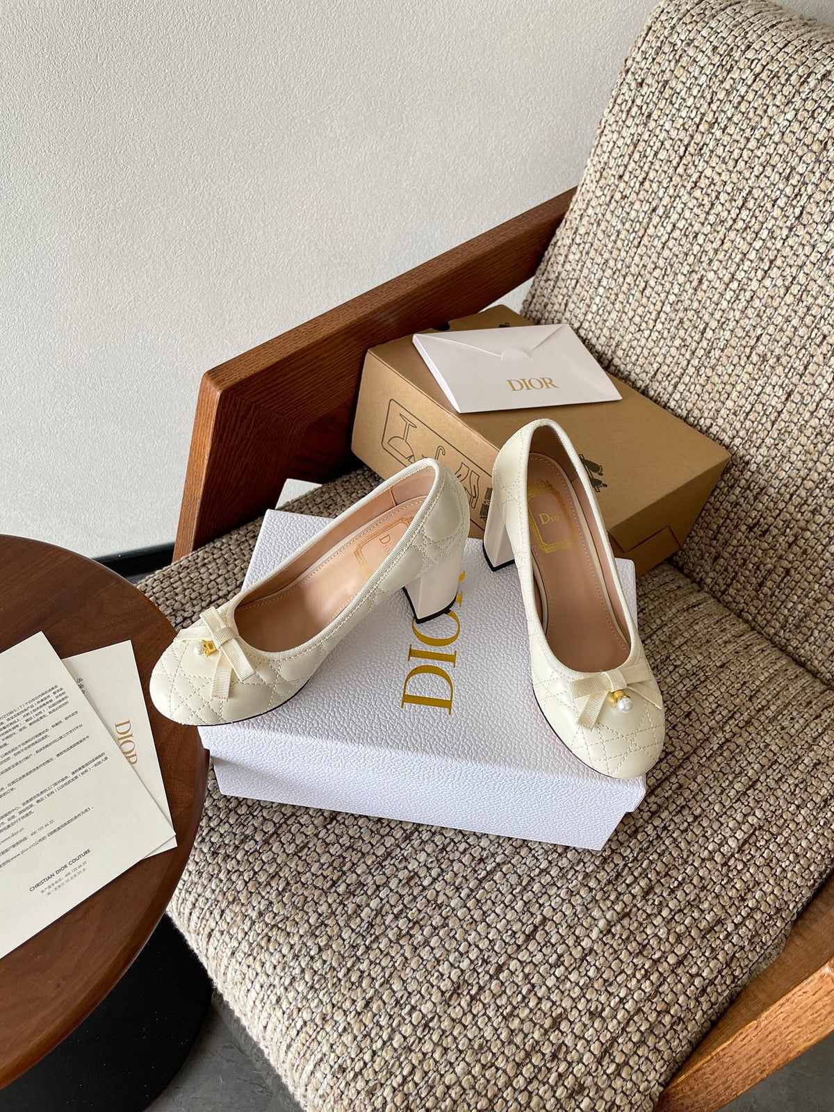 Dior 2026 Cannage Pumps 80mm Sheepskin 975497