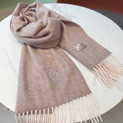 Scarf 180 CM Light Grey Cashmere 405125