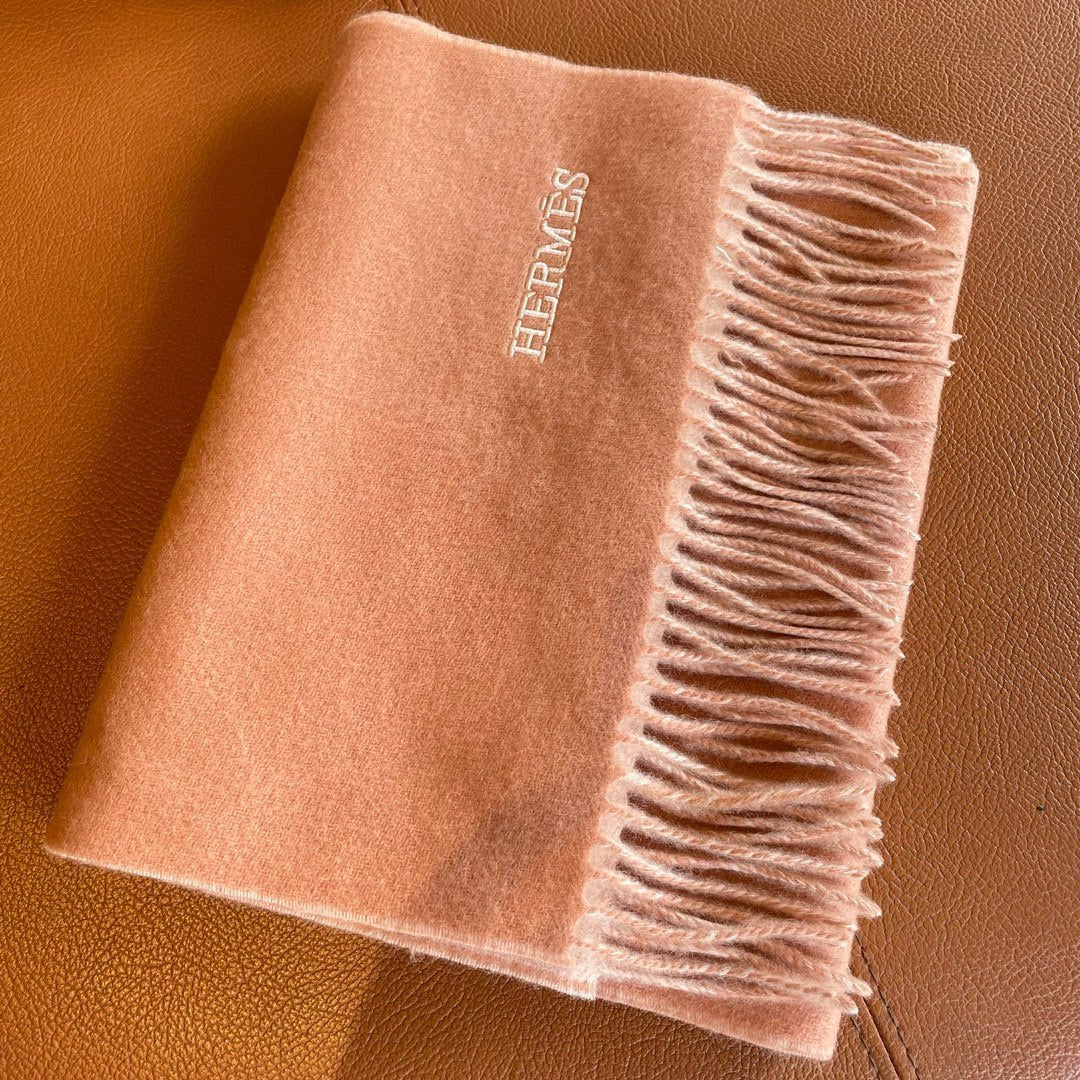 Scarf 180 CM In Pink Mix Light Pink Cashmere