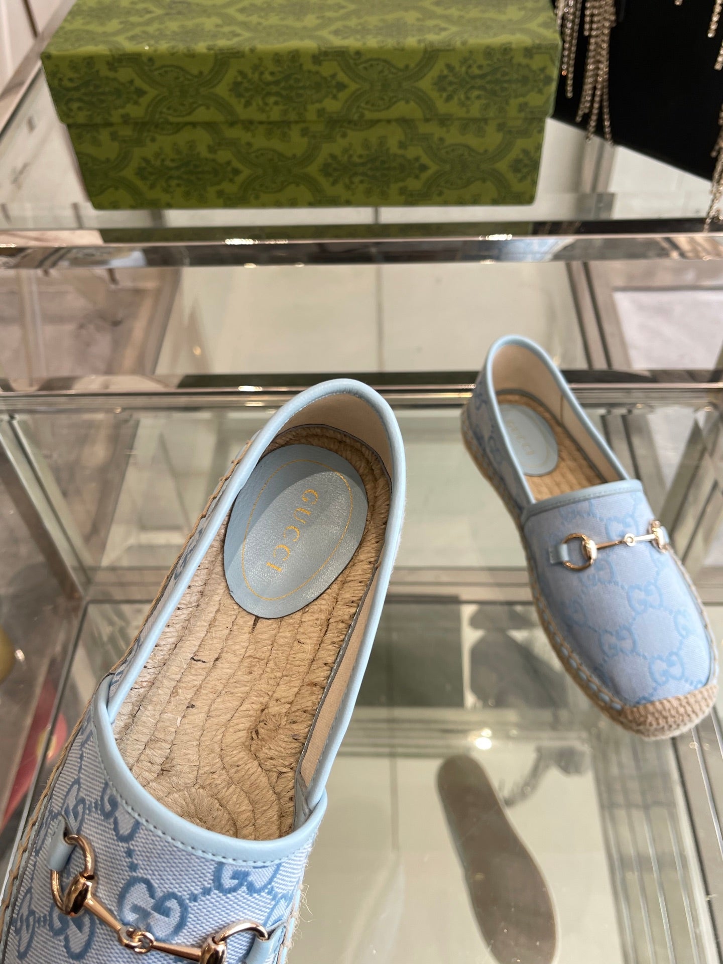 GC 2025 Espadrille With Horsebit Light Blue Canvas 292316