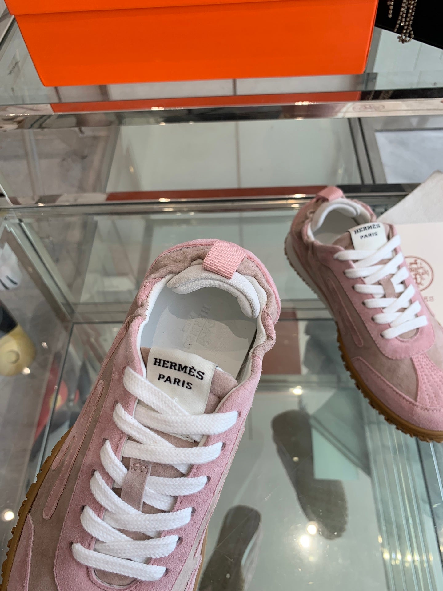 HM Jet Sneaker Pink Suede 292274