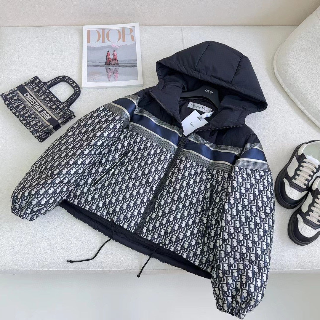 CD 25 Jacket Blue White Black Down Polyester 319275