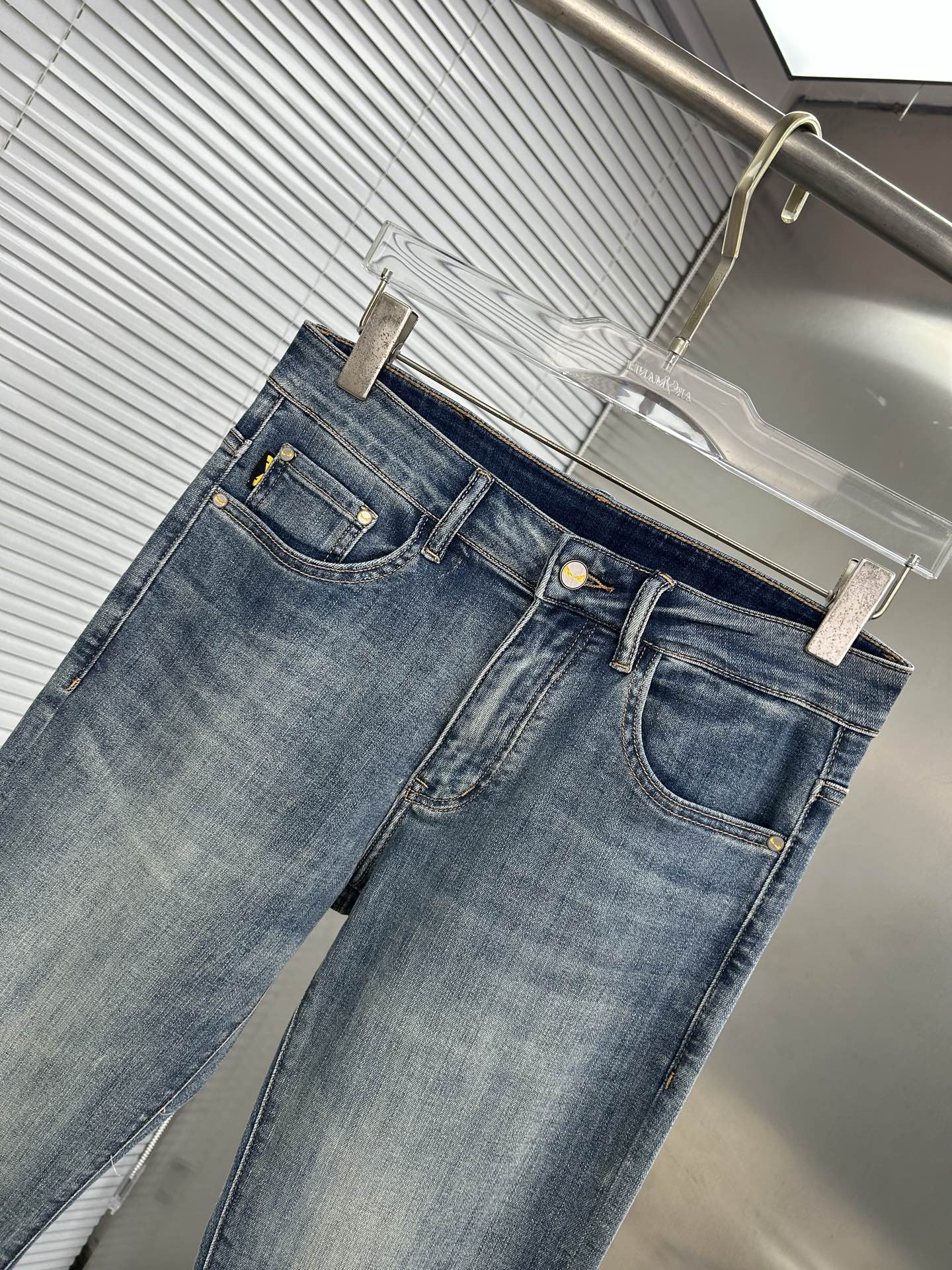 Fendi 2026 Men's Jeans Blue Denim 802289