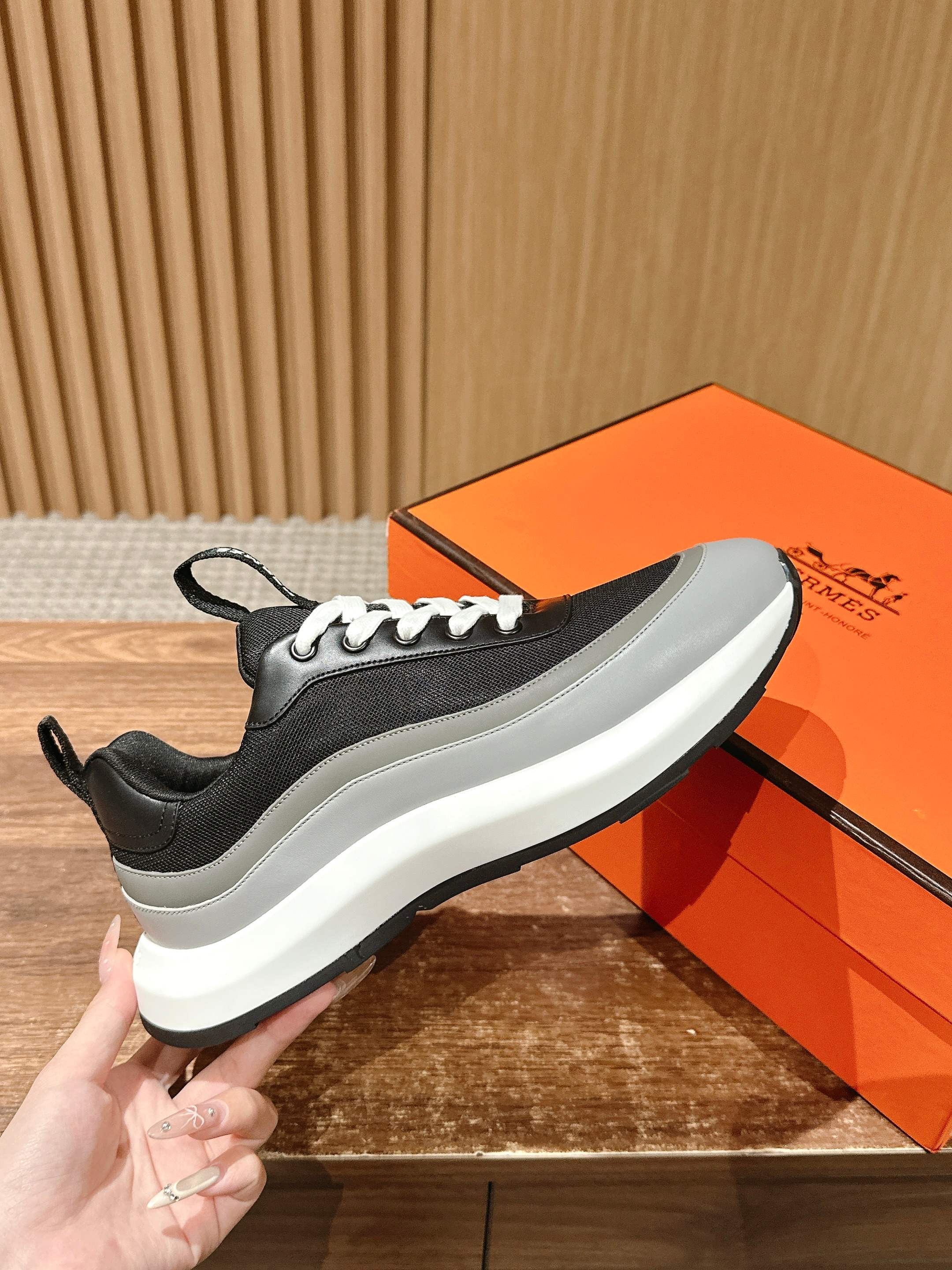 HM Gramme Sneaker Black Mesh 317600