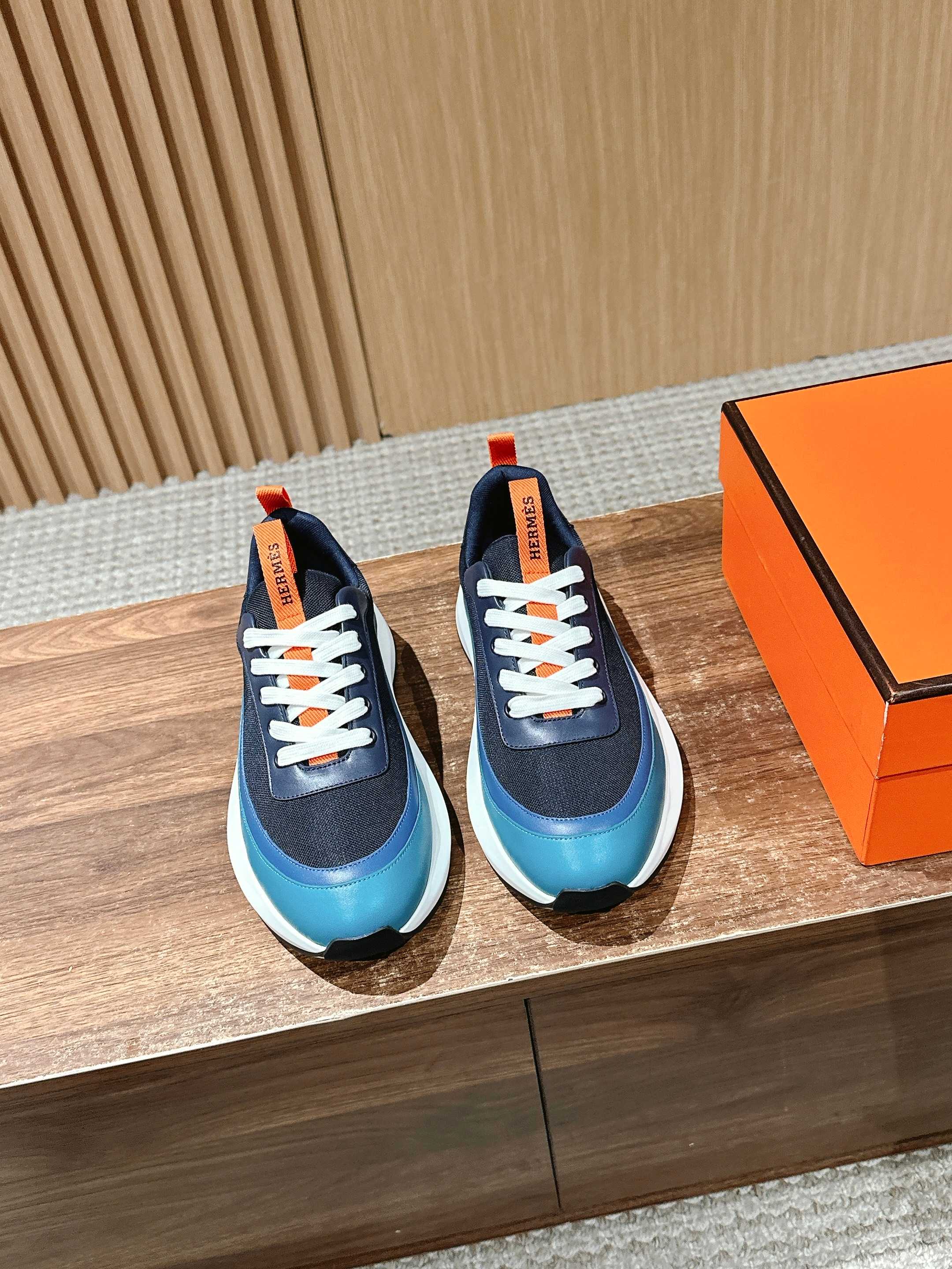 HM Gramme Sneaker Black Blue Mesh 317602