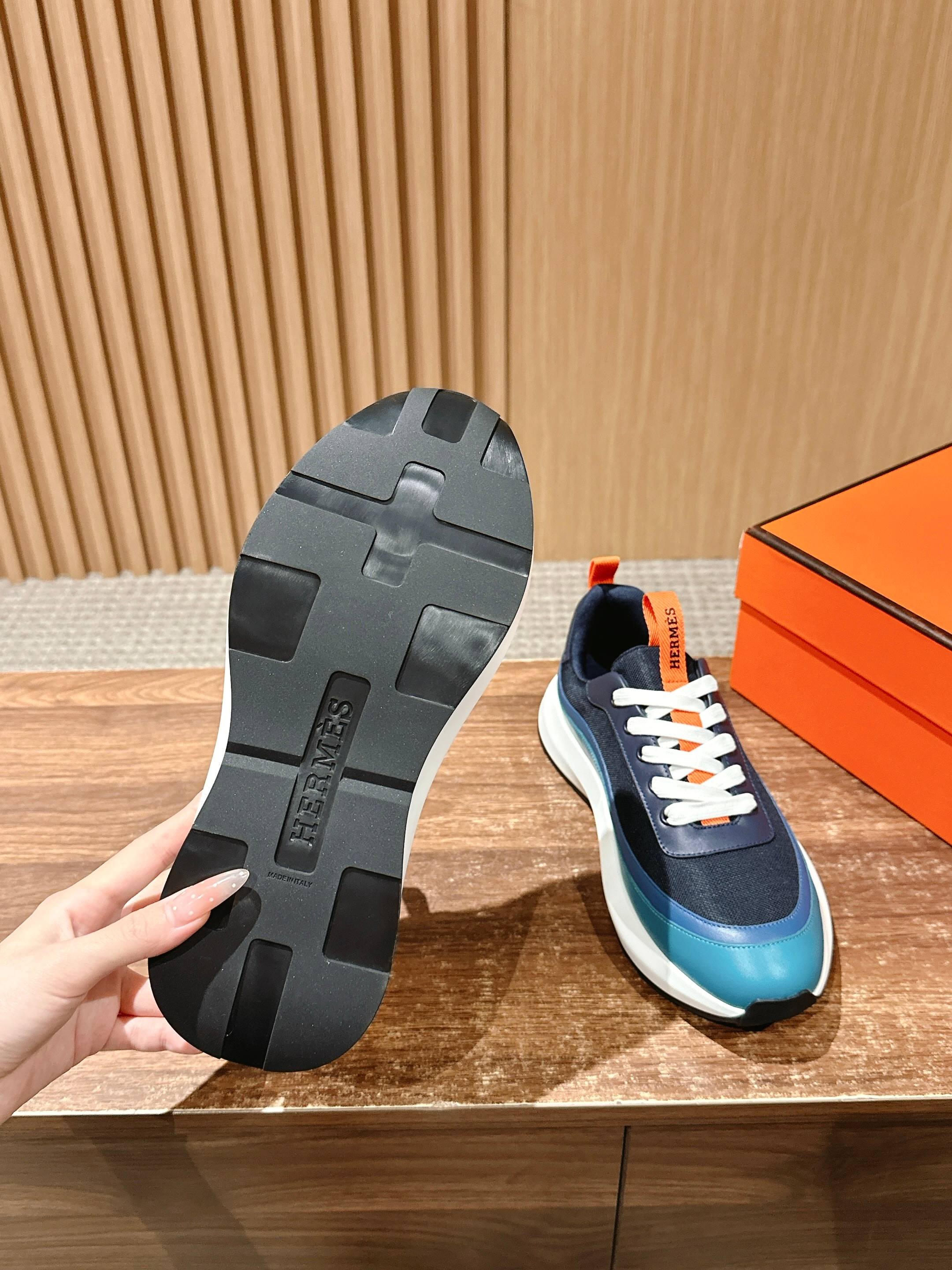 HM Gramme Sneaker Black Blue Mesh 317602