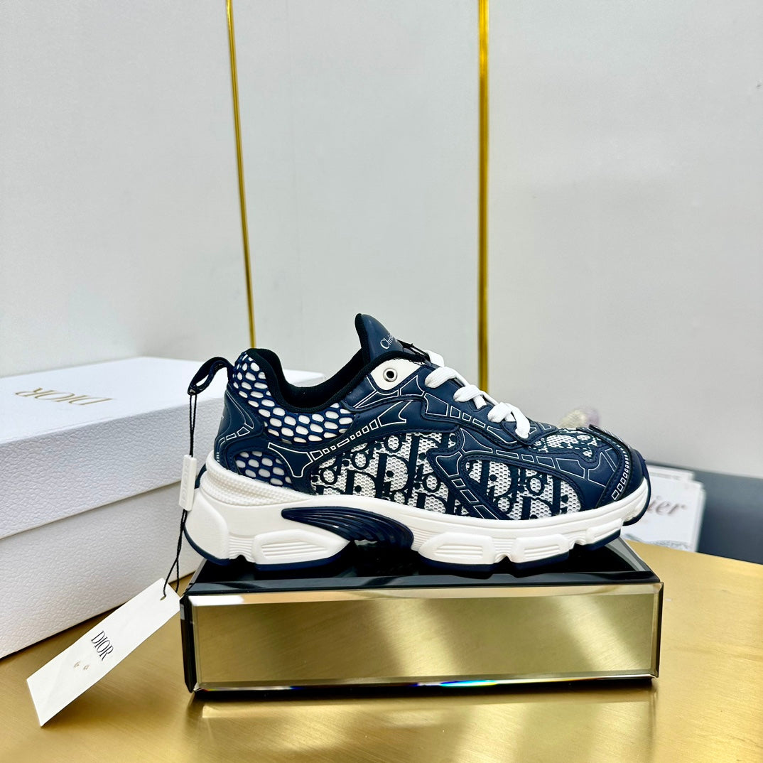 CD Chrono Sneaker 40mm In Navy Blue Mesh Fabric 994568