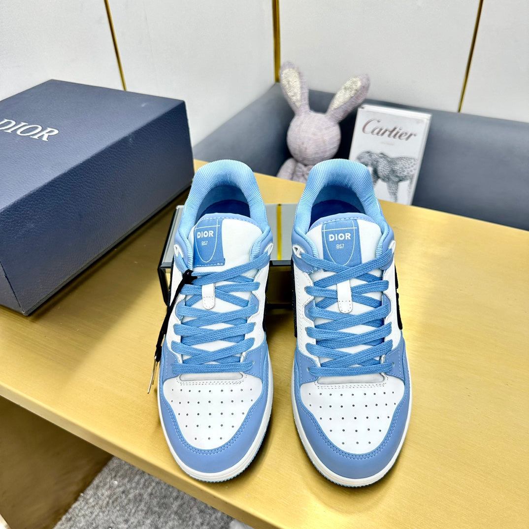 CD B57 Mid-Top Sneaker In Could Blue Calfskin  993845