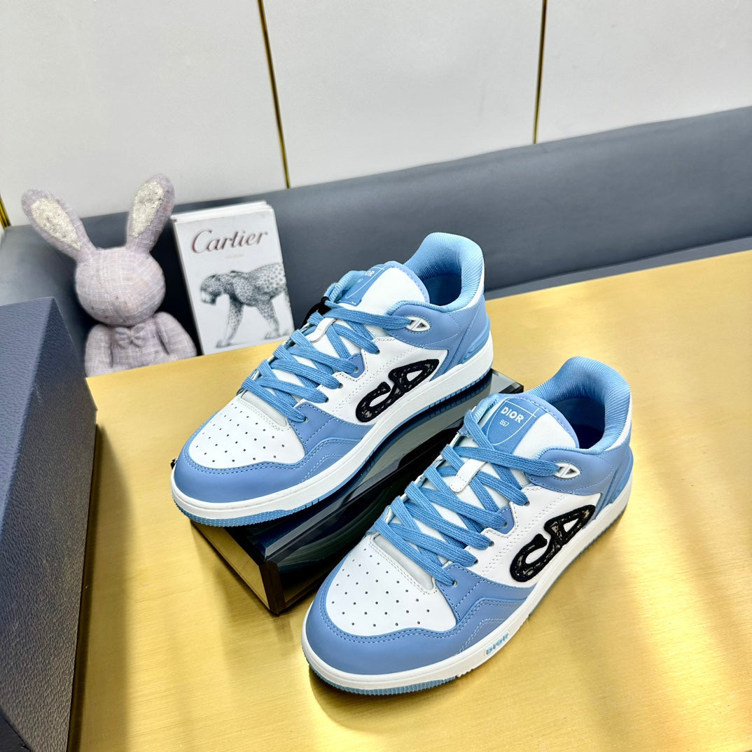 CD B57 Mid-Top Sneaker In Could Blue Calfskin  993845