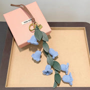 Miu Miu Lilac Crochet Floral Charm
