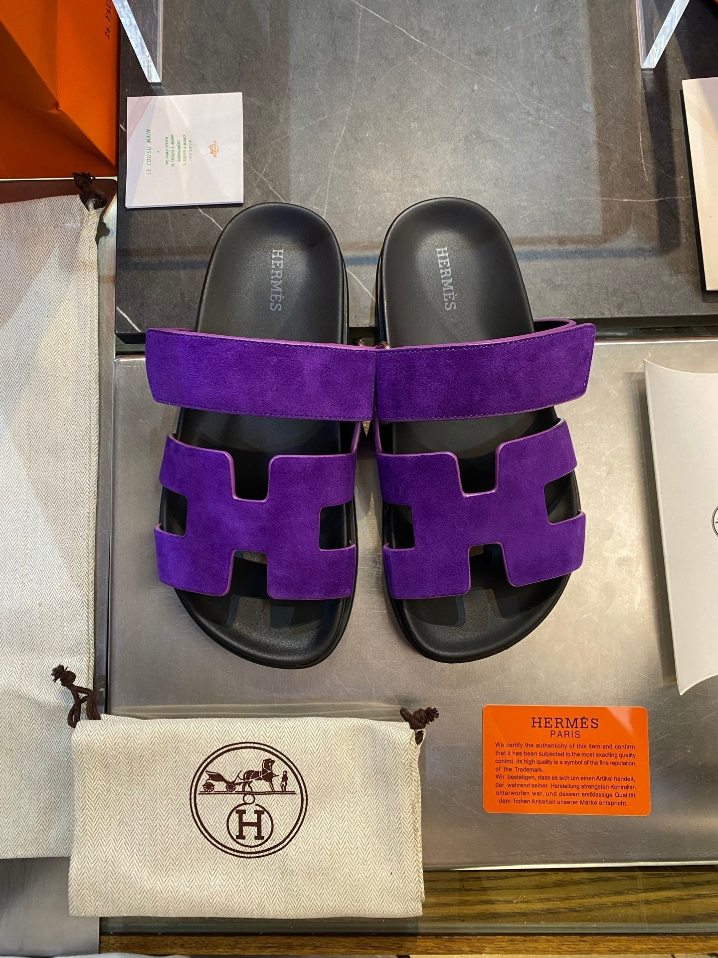 HM Men's Chypre Slide Suede 555844